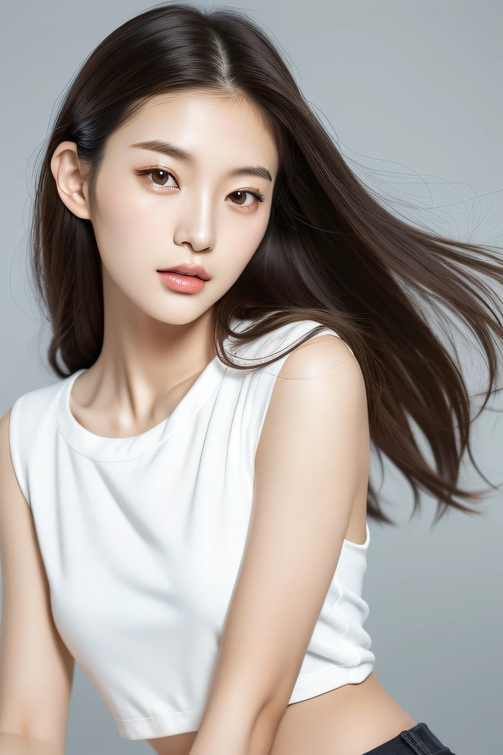 Long-haired Araved woman poses for a photo, Gorgeous young Korean woman, Beautiful young Korean woman, Asian girl with long hair, Beautiful young Asian woman, young beautiful woman, thin lustrous hair, A young Asian woman, beautiful Korean women, Young Asian woman, young lovely Korean faces, gorgeous chinese models, Young Asian girl, young cute wan asian face