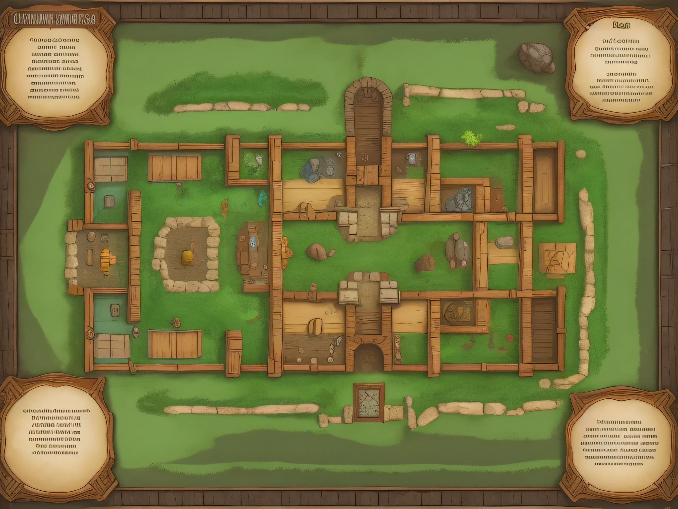 RPG Battle Map 2D for Dungeons & Dragons.