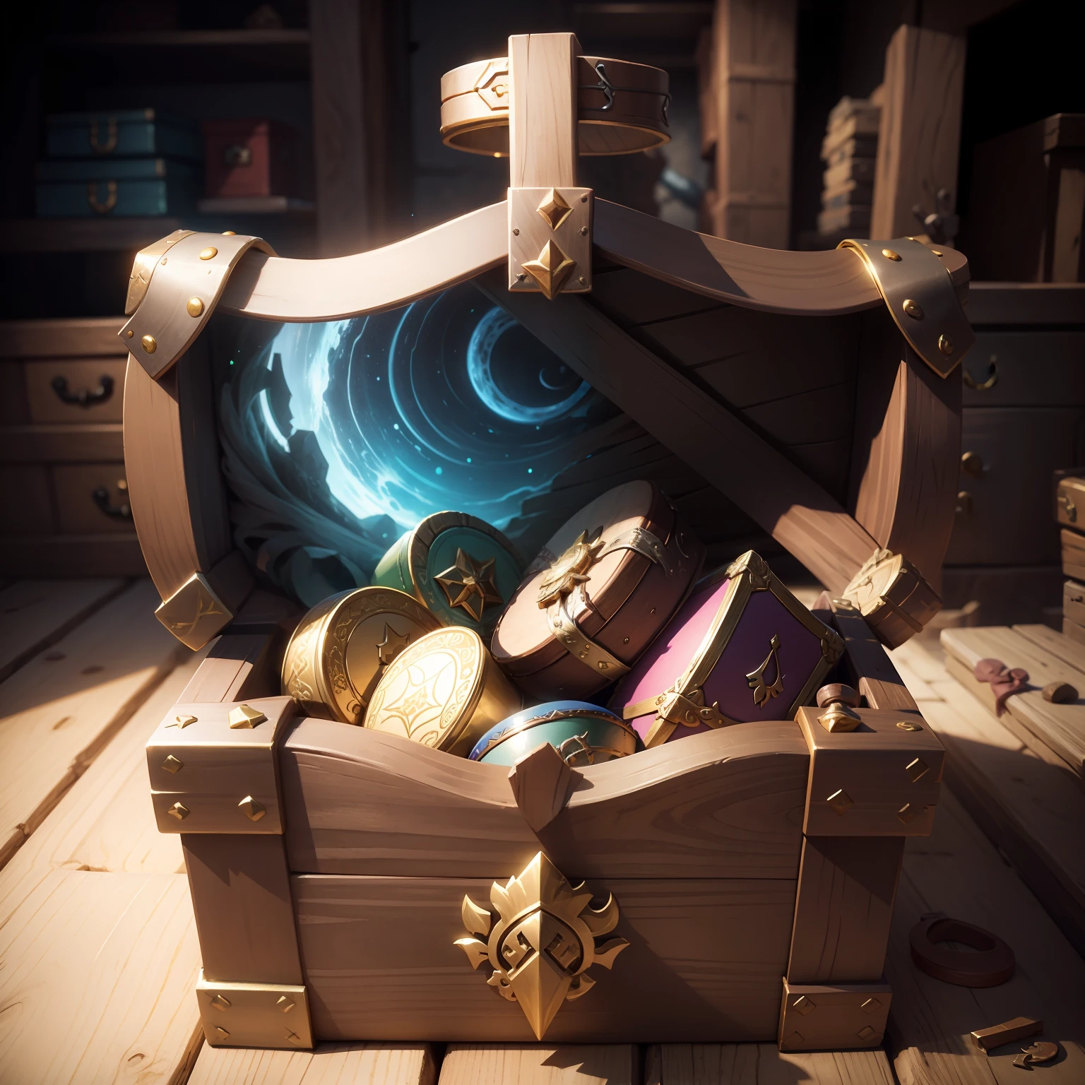 Fantasy Treasure Box Rewards Unknown High Quality Boutique Game Items