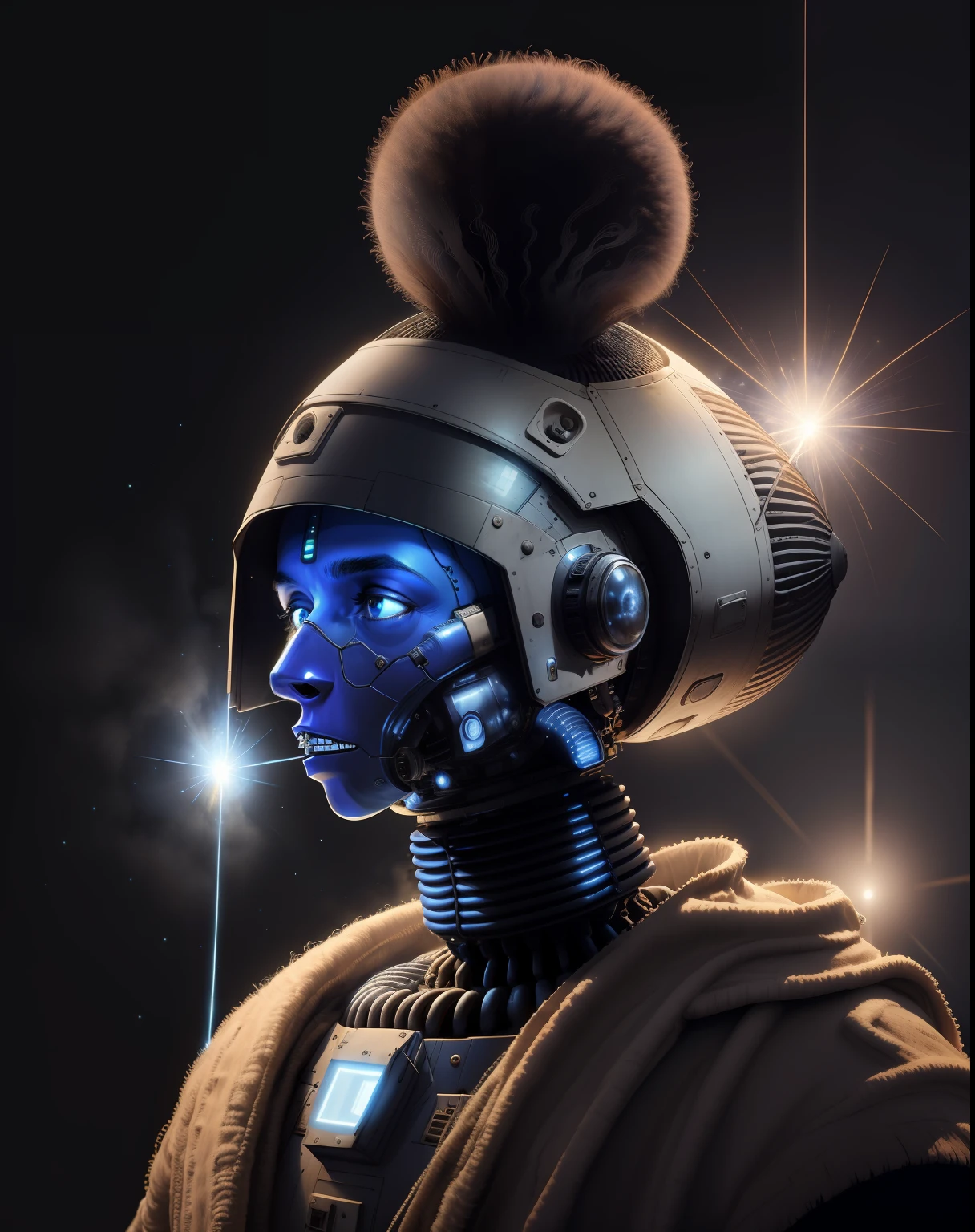Base de foguete, um foguete Espacial