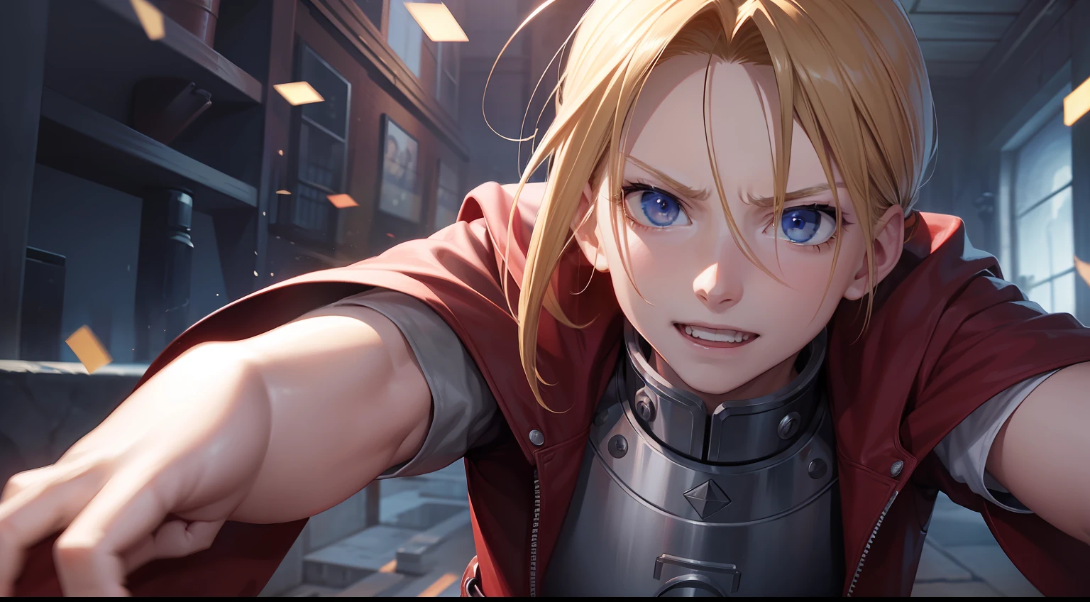 hightquality, Best Quality, Cool, 8k, Fullmetal Alchemist, Edward Elric