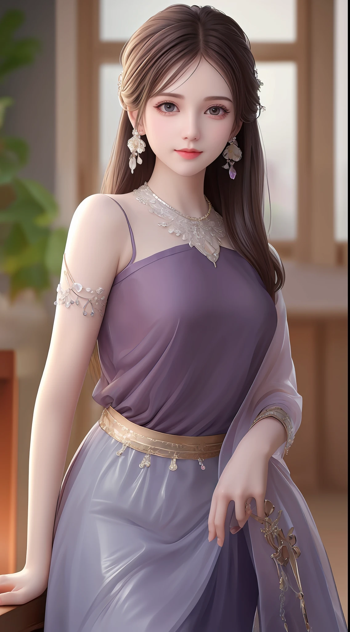 Best Quality, Masterpiece, High Resolution, 1 Girl, indian dark purple saree, sexy looking, Hair Accessories, Necklace, Jewelry, Beautiful Face, sitting, Tyndall Effect, Realistic, 8k uhd, DSLR, soft light, high quality, volumetric light, high resolution, 4k, 8k, bokeh