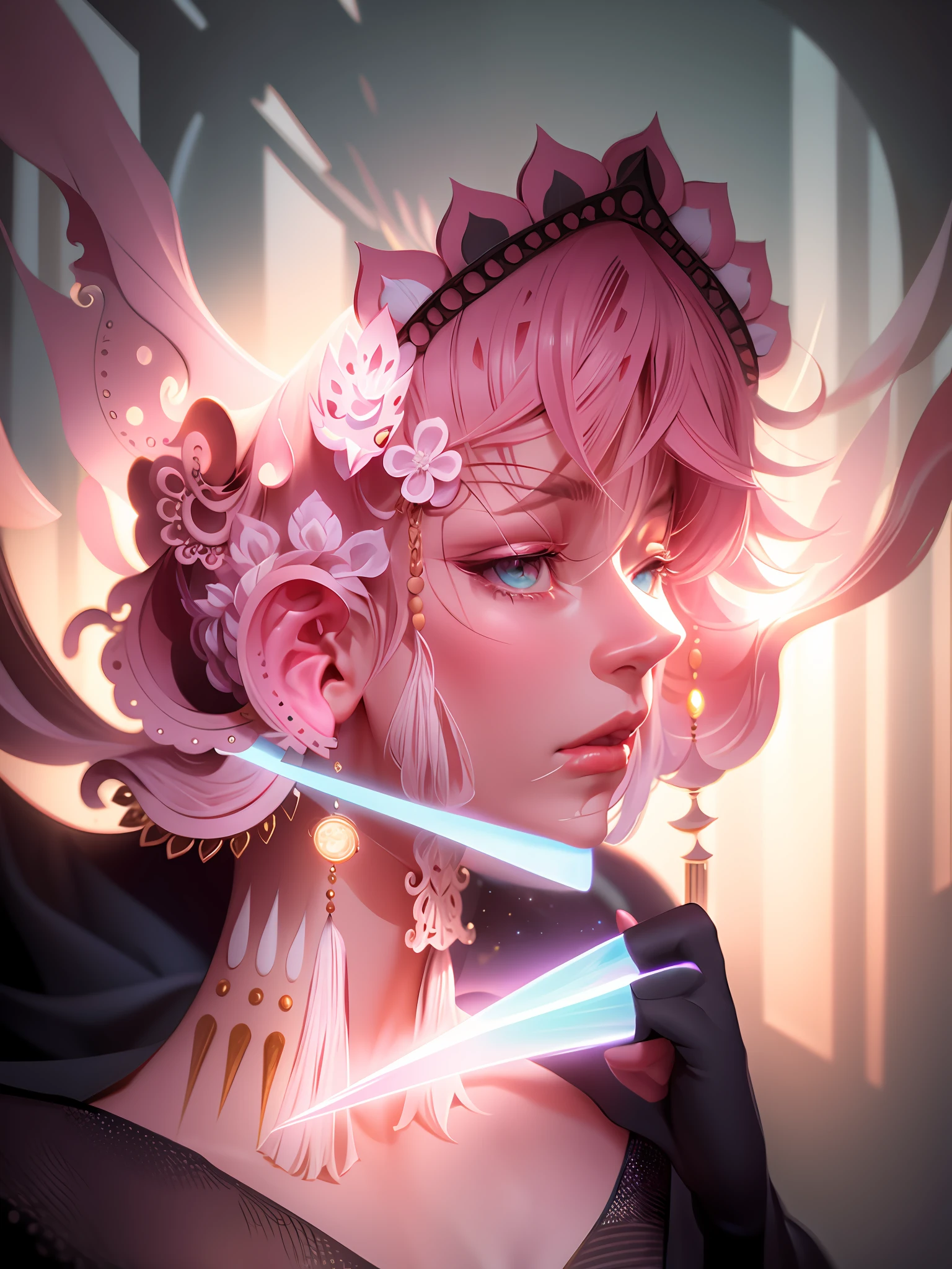 anime drawing of a woman with a pink hat and a clock, , beautiful line art, detailed manga style, extremely fine ink lineart,exquisite line art, perfect lineart,exquisite line art, exquisite digital illustration, detailed digital drawing,digital anime illustration, a beautiful artwork illustration, detailed matte fantasy portrait, beautiful line art, great digital art with details, goddess. extremely high detail, 4k detailed digital art, stunning digital illustration, digital fantasy illustration,((Best quality)), ((masterpiece)), (detailed:1.4), 3D, an image of a beautiful female,HDR (High Dynamic Range),Ray Tracing,NVIDIA RTX,Super-Resolution,Unreal 5,Subsurface scattering,PBR Texturing,Post-processing,Anisotropic Filtering,Depth-of-field,Maximum clarity and sharpness,Multi-layered textures,Albedo and Specular maps,Surface shading,Accurate simulation of light-material interaction,Perfect proportions,Octane Render, Two-tone lighting,Wide aperture,Low ISO,White balance,Rule of thirds,8K RAW,subsurface scattering, best ratio of four fingers and one thumb