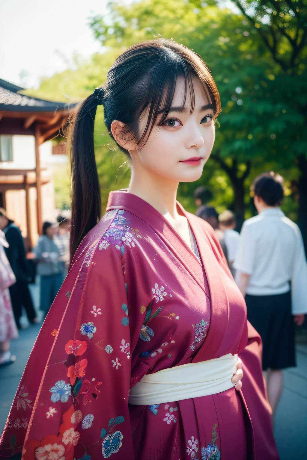 Close up photo of a girl、Black hair、Wearing a kimono、Hot spring in the background、Natural hot springs
Highest Quality、realisitic、Photorealsitic、(intricate detailes:1.2)、(delicate detail)、(ciinematic light、best quality backlight)、Clear Line、foco nítido、Lifelike face、Detailed face
Unity 8K Wallpapers、超A high resolution、(Photorealsitic:1.4)、looking at the viewers、full body Esbian、matsuri、In the street、Japan floral yukata