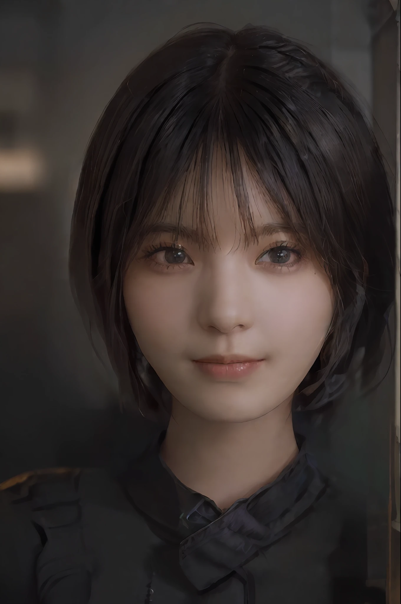 (masterpiece:1.3), (8k, photorealistic, RAW photo, best quality: 1.4), (1girl), beautiful face, (realistic face), (black hair, short hair:1.3), beautiful hairstyle, realistic eyes, beautiful detailed eyes, (realistic skin), beautiful skin, (sweater), absurdres, attractive, ultra high res, ultra realistic, highly detailed, golden ratio