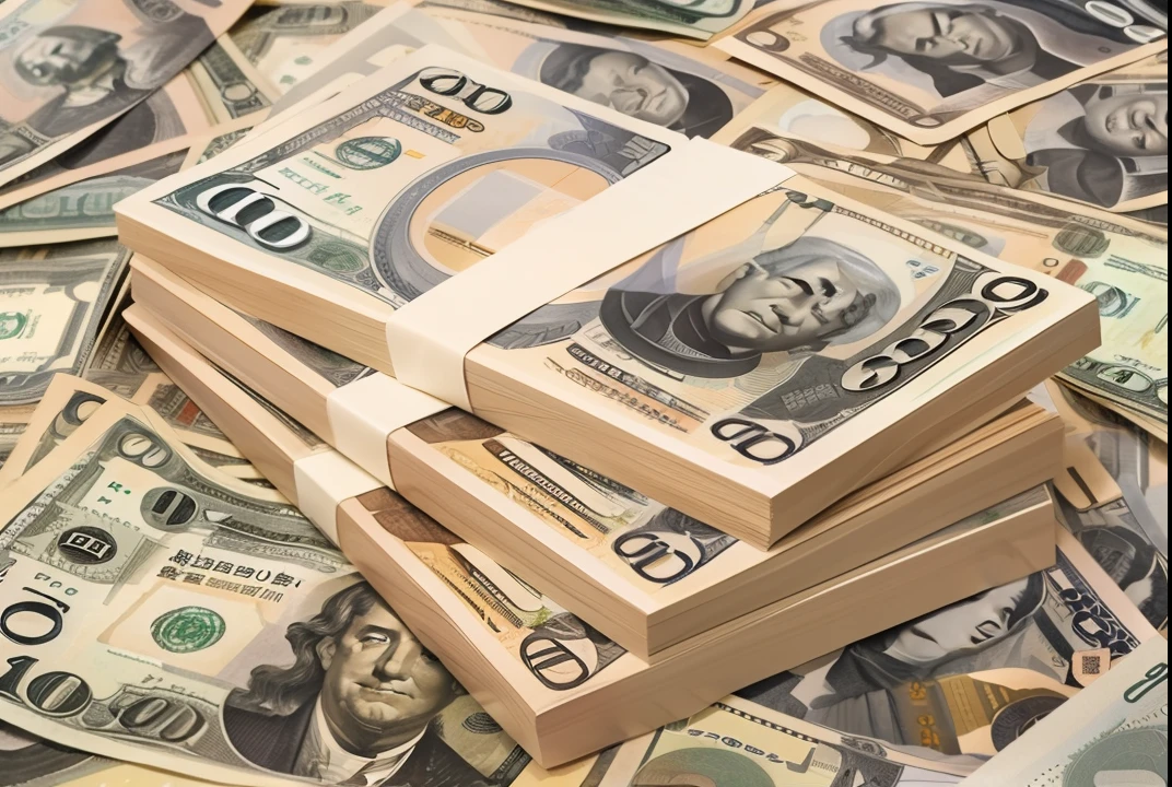 money、banknote、Bundles、110,000 yen