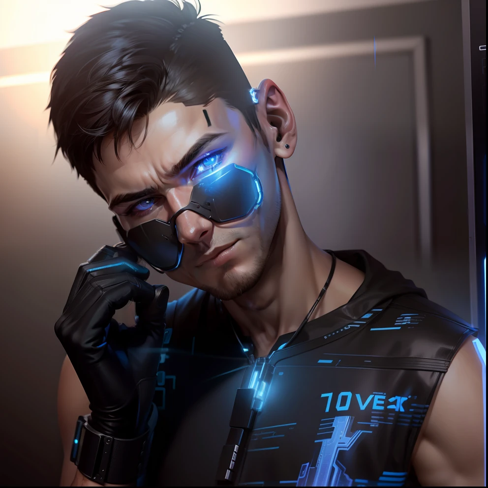 8k ultra HD, Change background cyberpunk handsome boy realistic face