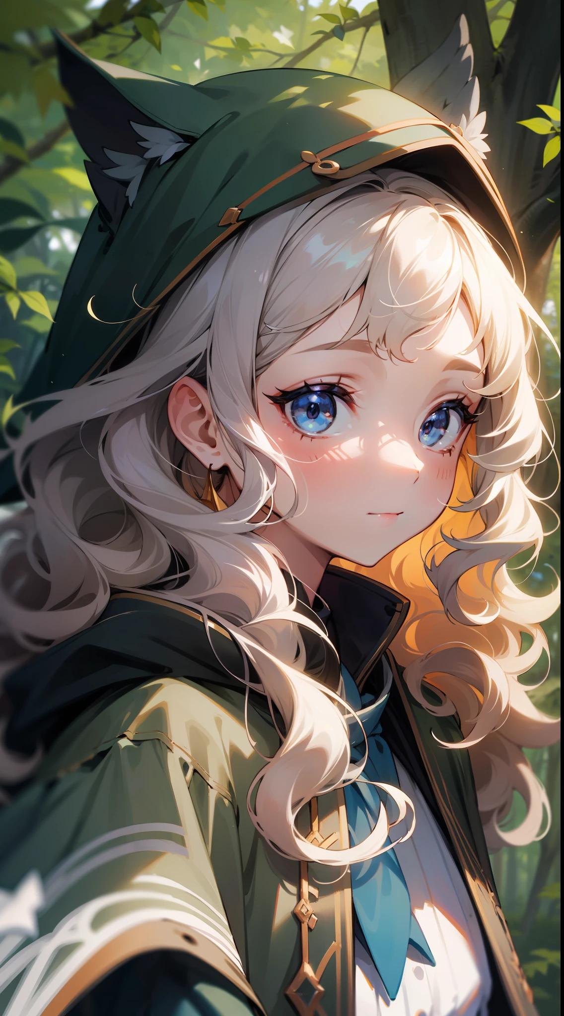 perfect bodies、Being in the forest、Wavy Hair、Cape with hood