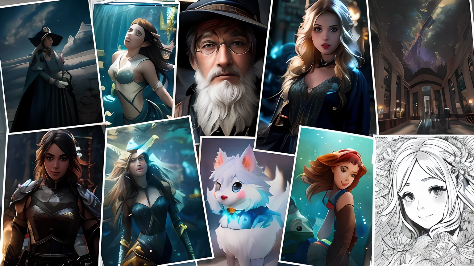collage of pictures of characters from animated films, photorealistic disney, Trending on CGsociety art, trending on CGsociety, Trending in CGsociety, [ trending on CGsociety ]!!, Trending on ArtStation:3, trending in artstation, Trending on ArtStation.', as seen on artgerm, best of artstation, artgerm and wlop