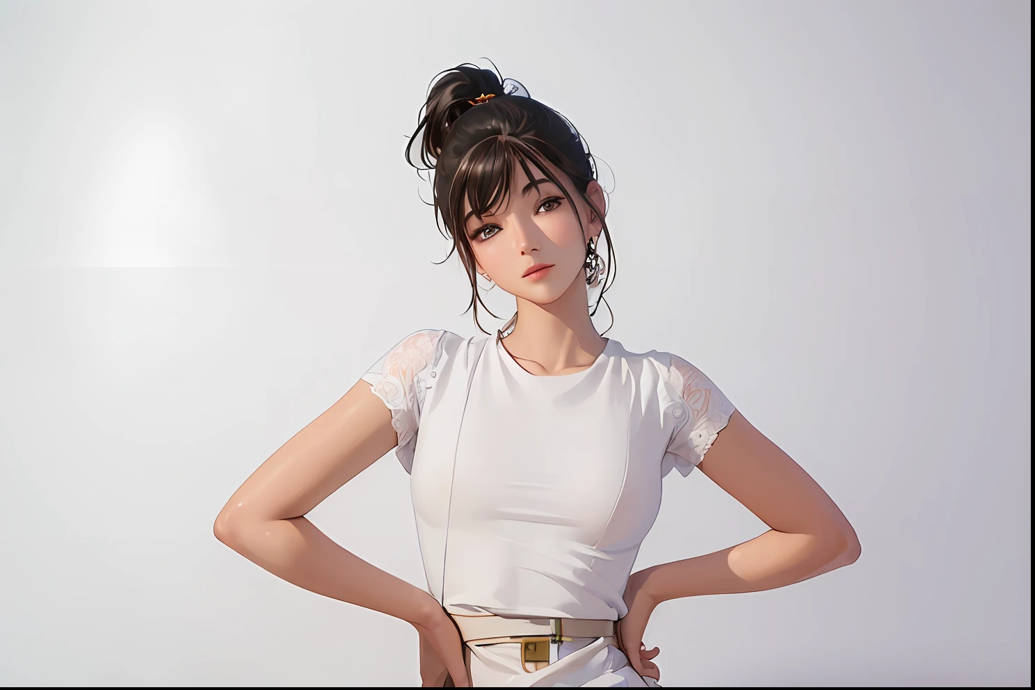 (((masterpiece))), (((top quality))), ((very detailed)), (highly detailed CG illustration), ((very smooth and beautiful)),(cute smooth face),cinematic light ,((1 mechanic girl)), solo, full body,((sitting)), expression,small boobs,black hair,(character focus ),sci-fi