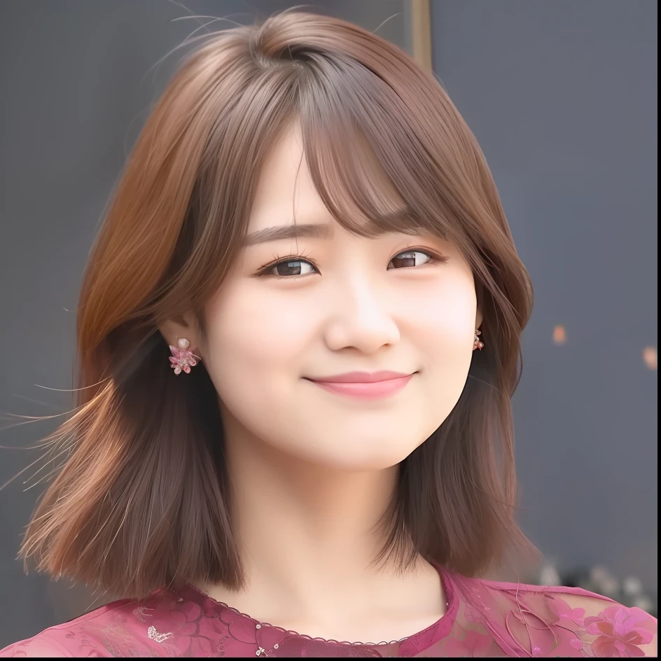 Araf Asian woman in pink dress and earrings smiling, Cute Korean Actress, lee ji-eun, lee ji - eun, park ji-min, female actress from korea, shin min jeong, Hwang Se - On, wan adorable korean face, cute - fine - face, Choi Hong Hwa, kwak ji young, jaeyeon nam