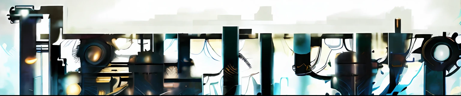 image of the word 'reactivate ' form by steampunk machines and components, goldish, sci - ci