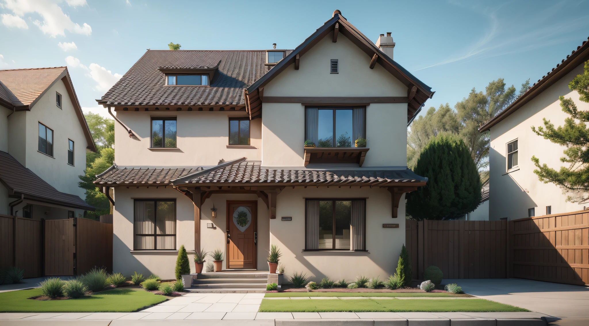 one house,exterior