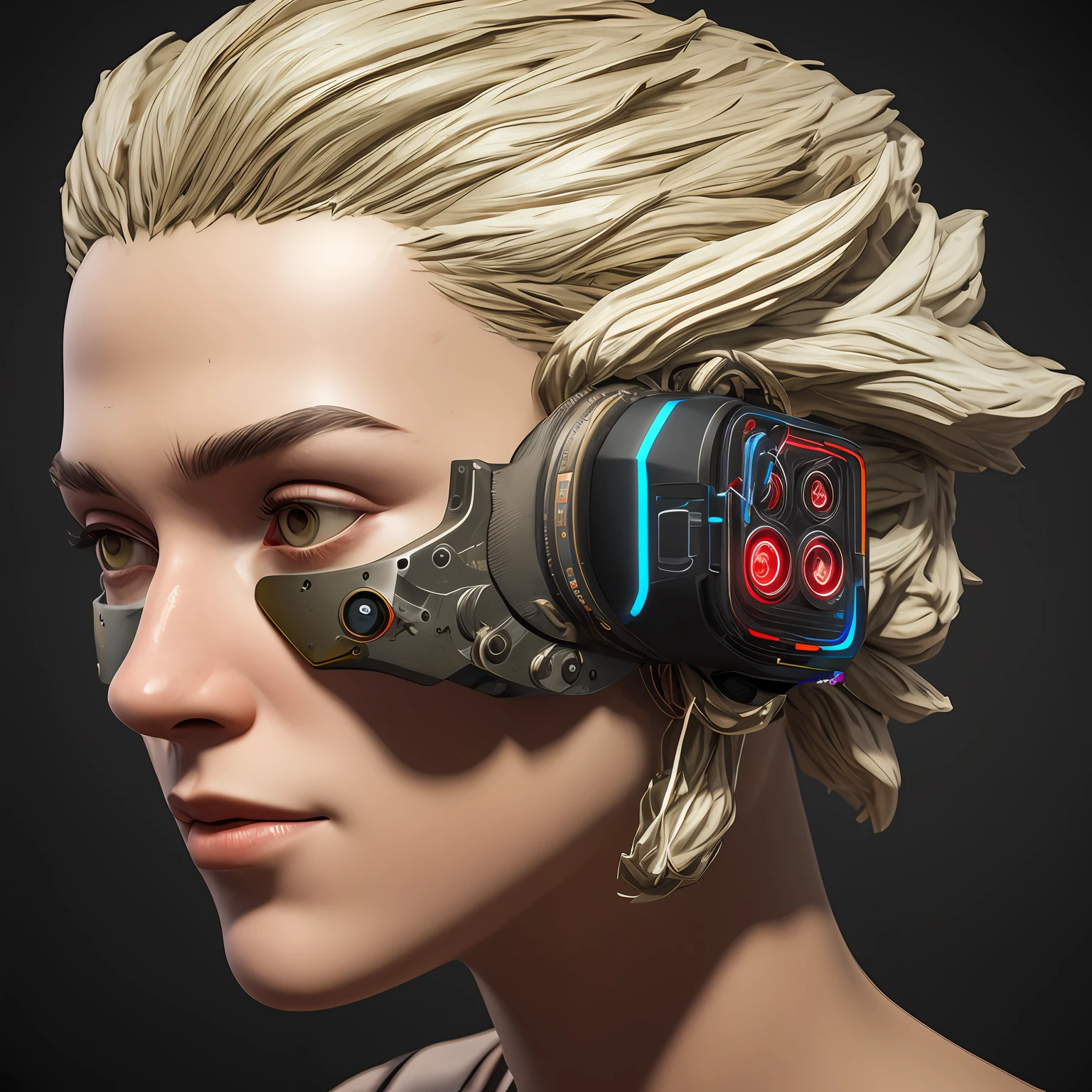 ((Best quality)), ((masterpiece)), (detailed:1.4), 3D, an image of a beautiful cyberpunk female,HDR (High Dynamic Range),Ray Tracing,NVIDIA RTX,Super-Resolution,Unreal 5,Subsurface scattering,PBR Texturing,Post-processing,Anisotropic Filtering,Depth-of-field,Maximum clarity and sharpness,Multi-layered textures,Albedo and Specular maps,Surface shading,Accurate simulation of light-material interaction,Perfect proportions,Octane Render,Two-tone lighting,Wide aperture,Low ISO,White balance,Rule of thirds,8K RAW,