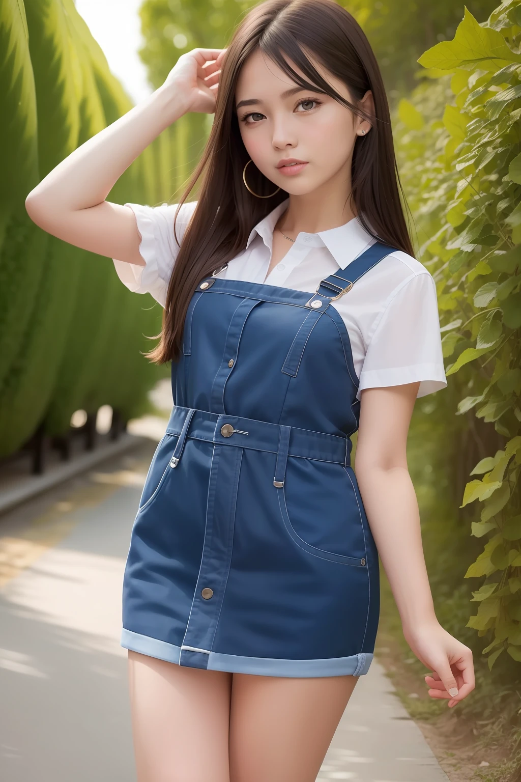 Best quality, super high resolution, (realism: 1.4), 1girl, masterpiece, outdoor, full body,