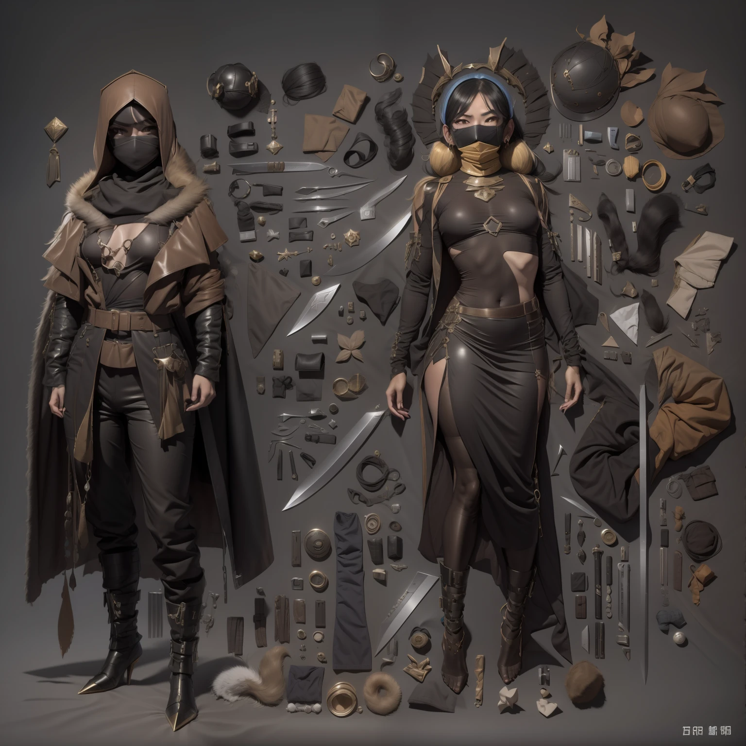 3 d model,Caramel macchiato, arma, The sword, halter, holdingweapon, 32K, Linen cloak, Top quality, Masterpiece:Faust,,1boys, long whitr hair, clouds, On your stomach, (tmasterpiece,k hd,hyper HD,16k),clutching a sword, buliding, Reflectors, bloods, Eastern Asia, Weapon focus, Skysky, brunette color hair, knifes, trouser, firey, banya, The clothes ar, bandagens, sword sheath, Masks, 独奏