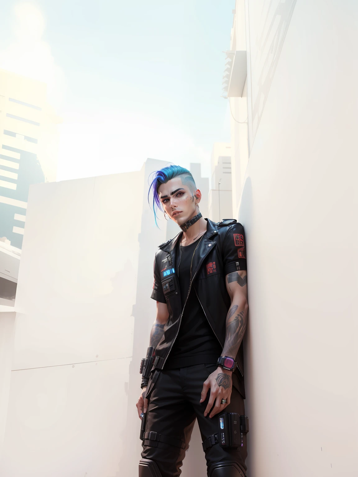 Change background cyberpunk handsome boy realistic face ,8k ultra realistic