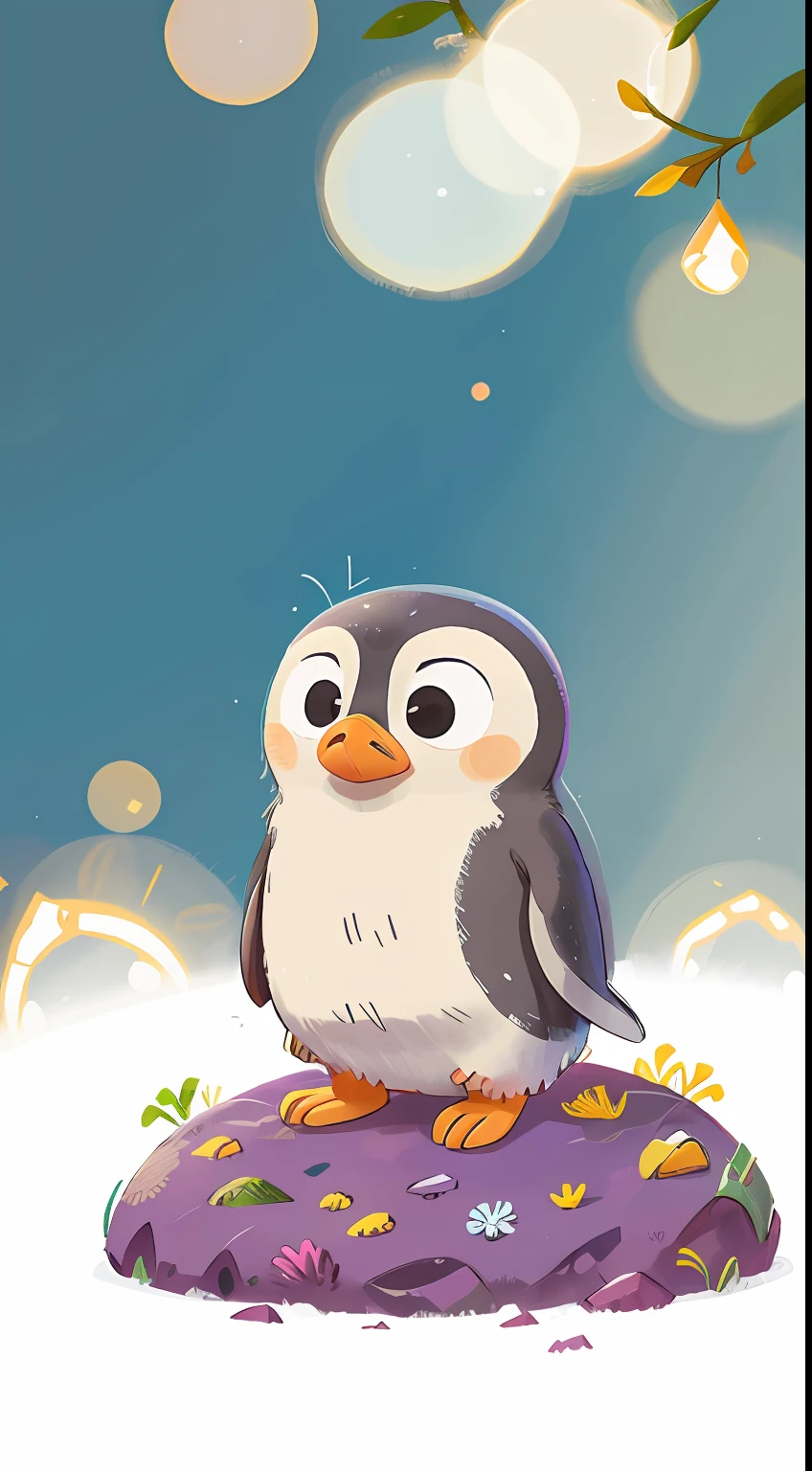 1Penguin, perfect quality, clear focus (clutter - home: 0.8), (masterpiece: 1.2) (realistic: 1.2) (bokeh) (best quality) (detailed skin: 1.3) (complex details) (8K) (sharp focus), clean background, white background, long view composition, 85MM SHOT