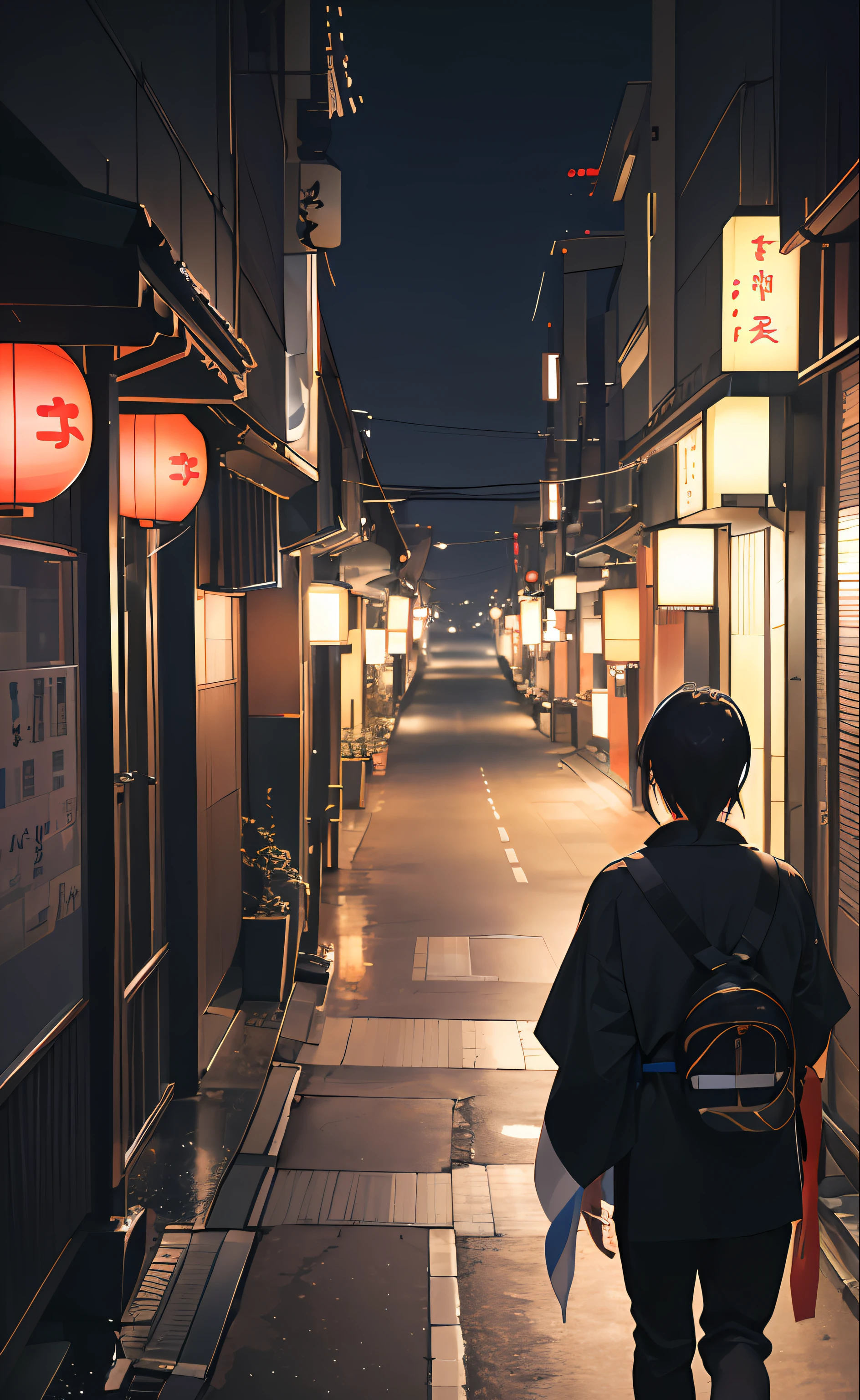 RAW photo, a portrait photo of 25 y.o japanese man in clothes, night tokyo, (high detailed skin:1.2), 8k uhd, dslr, soft lighting, high quality, film grain, Fujifilm XT3