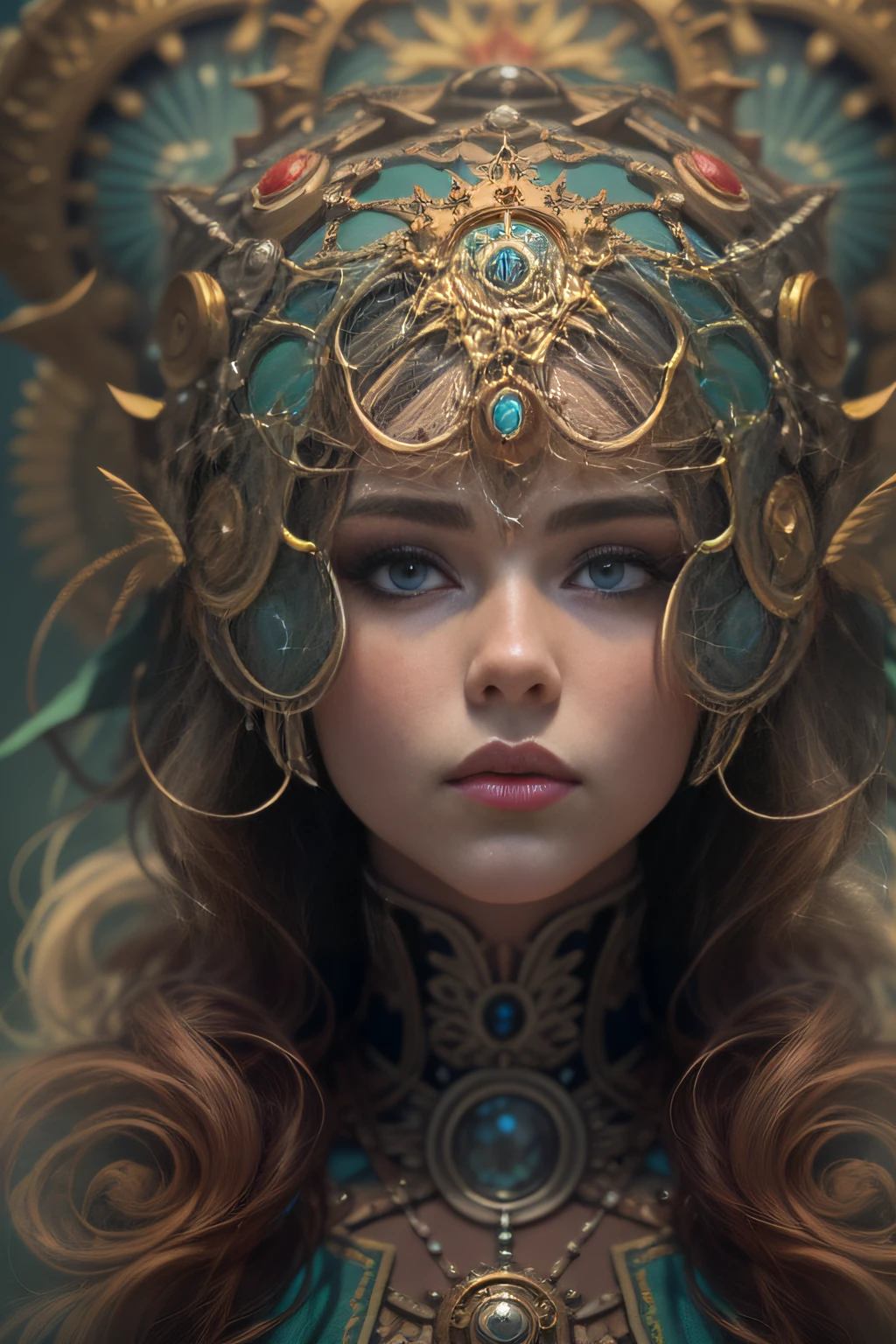 Waist high Portrait of an exotic beautiful caucasian woman wearing trendy clothing at a beach, perfect detailed face, detailed symmetric hazel eyes with circular iris, realistic, stunning realistic photograph, 3d render, octane render, intricately detailed, cinematic, trending on artstation, Isometric, Centered hipereallistic cover photo, awesome full color, hand drawn, dark, gritty, mucha, klimt, erte 12k, high definition, cinematic, neoprene, behance contest winner, portrait featured on unsplash, stylized digital art, smooth, ultra high definition, 8k, unreal engine 5, ultra sharp focus, intricate artwork masterpiece, ominous, epic, TanvirTamim, trending on artstation, by artgerm, h. r. giger and beksinski, highly detailed, vibrant