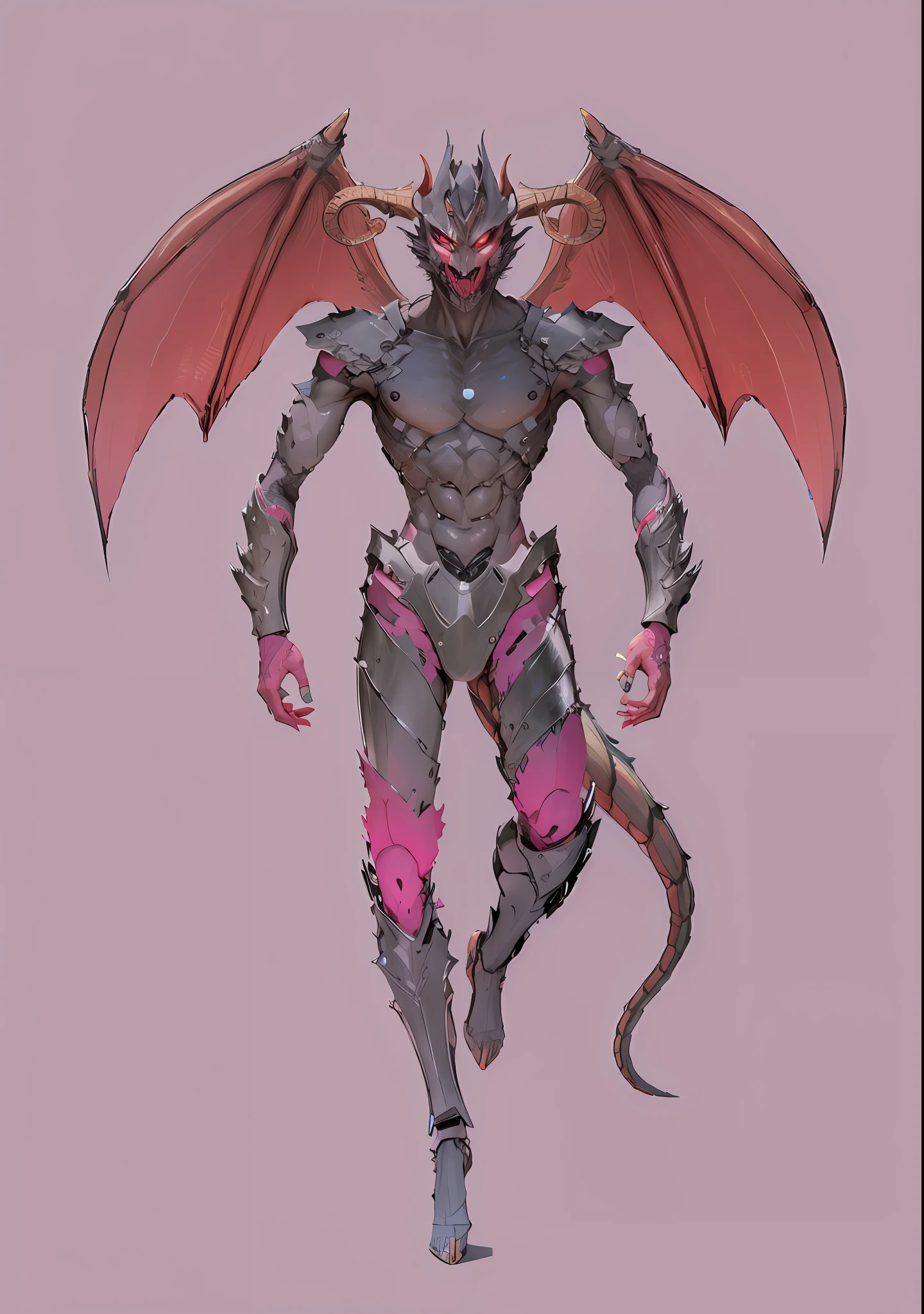 Devil painting close-up、Male Zinman Demon Hybrid、Full body concept、demon male、human male demon、Detailed whole body concept、draconic looking armor、full body dragon concept、A male demon、demon noble character design、Savage demons all over the body、The Devil Man With His Whole Body、demonic dragon inspired armor、Highly realistic 3D graphics、High-performance CG、Luxury lighting