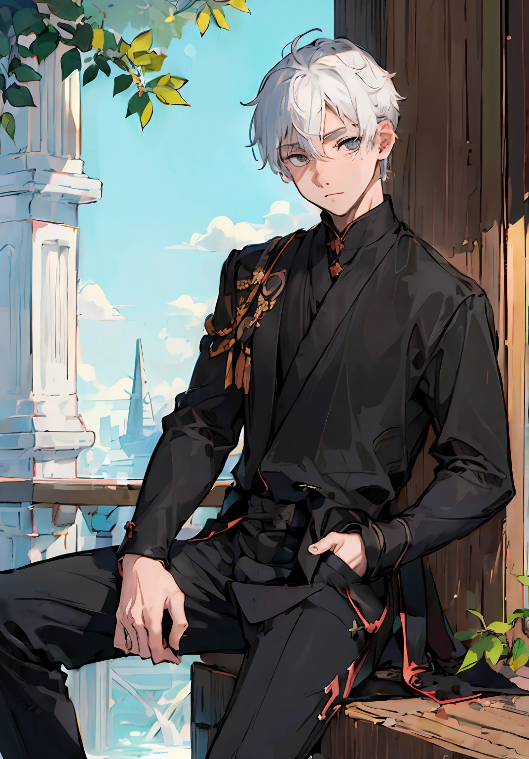 hand in pocket