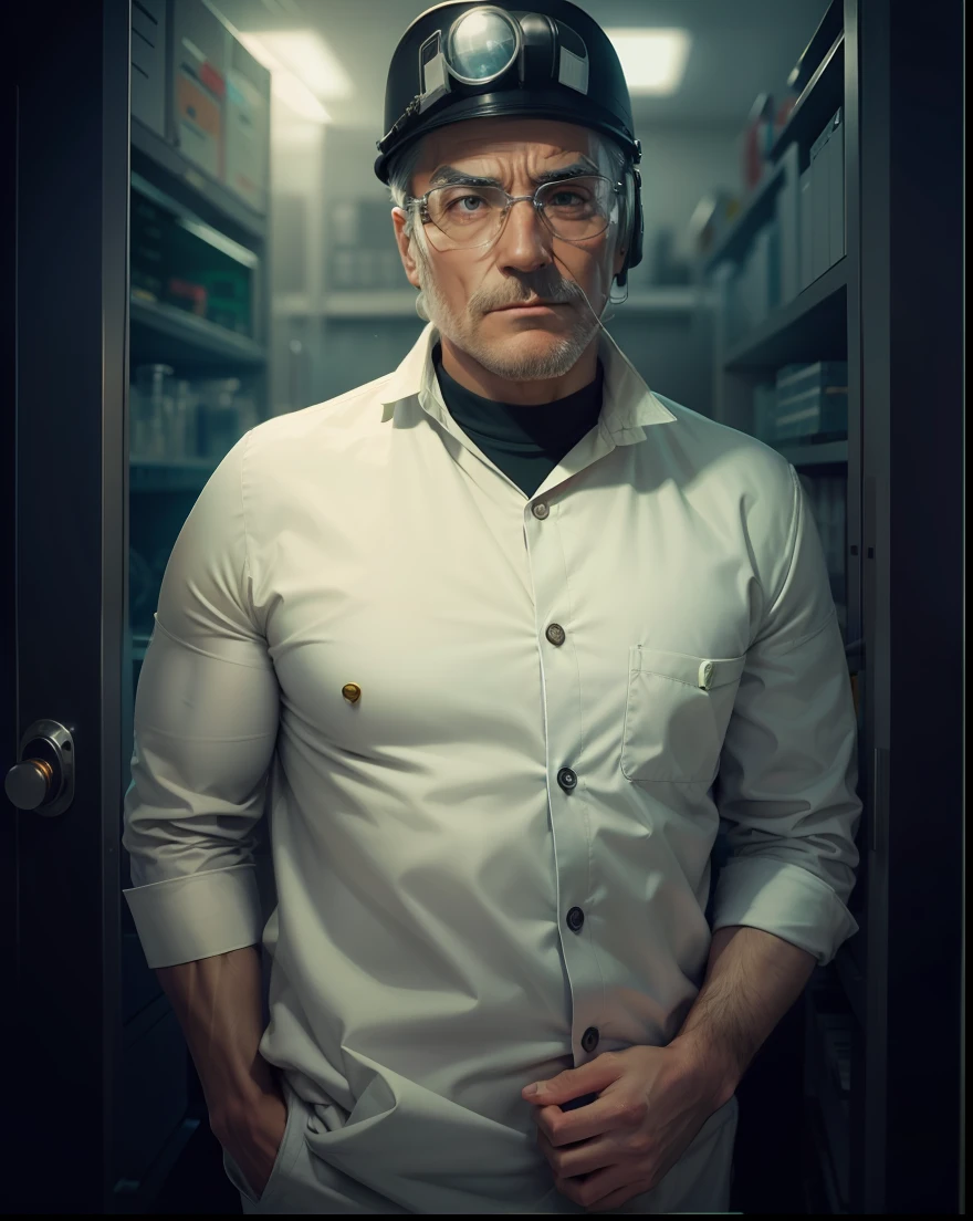 Scientist man