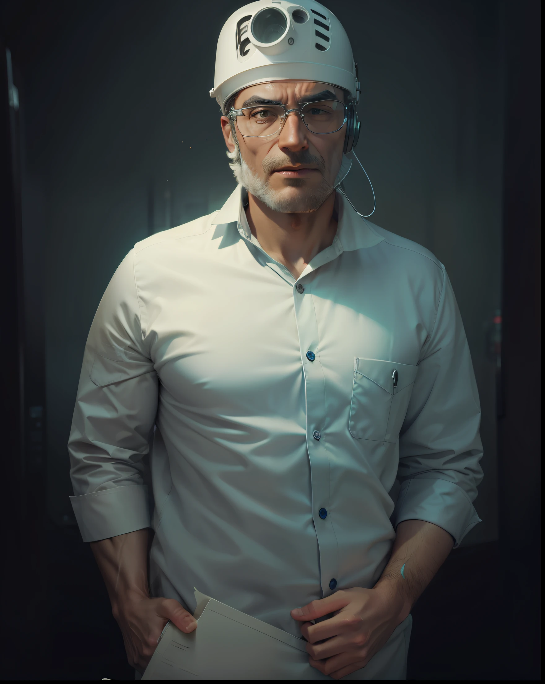 Scientist man