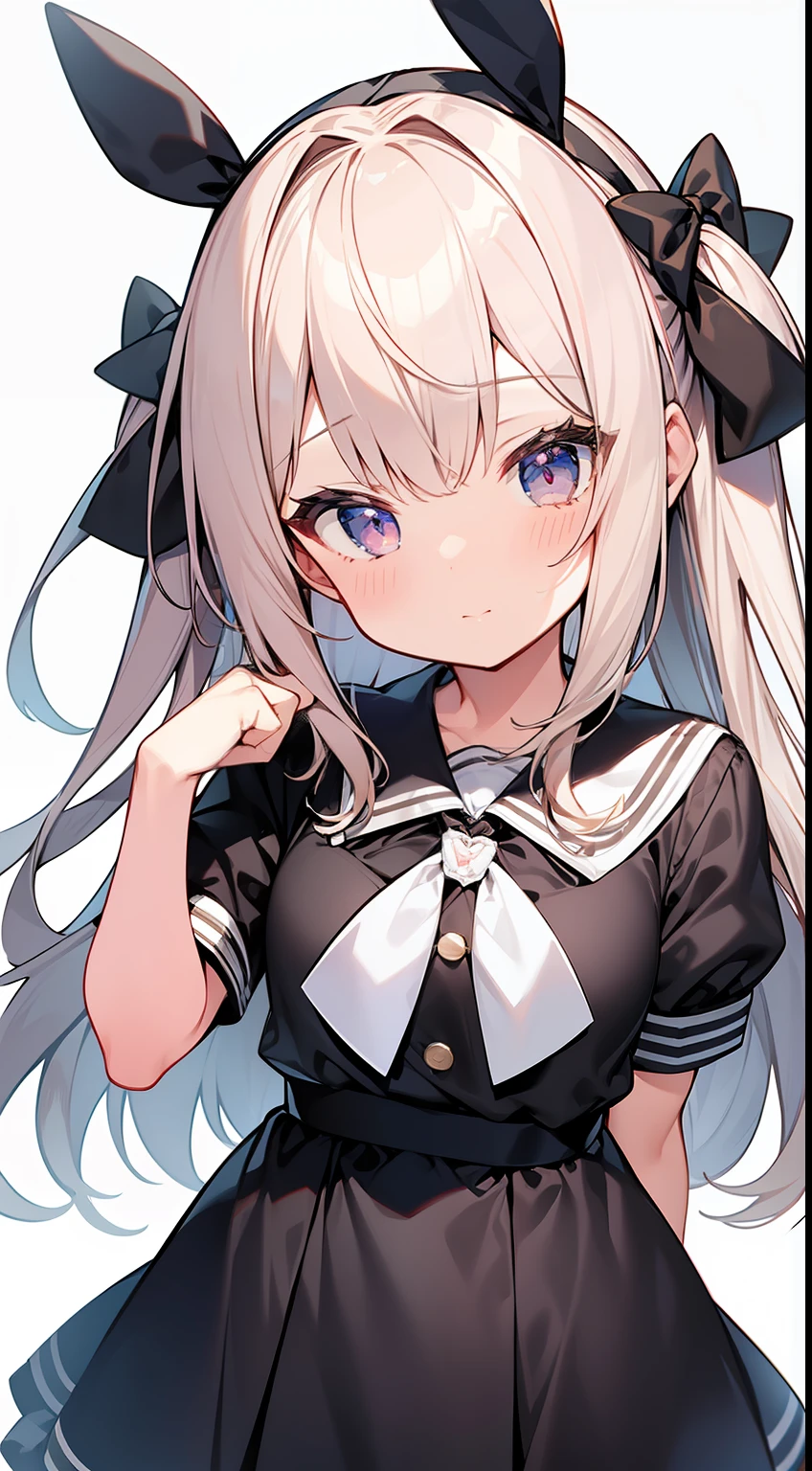 vtuber、cute little、masterpiece、top-quality、Top image quality、bow ribbon、doress、frilld