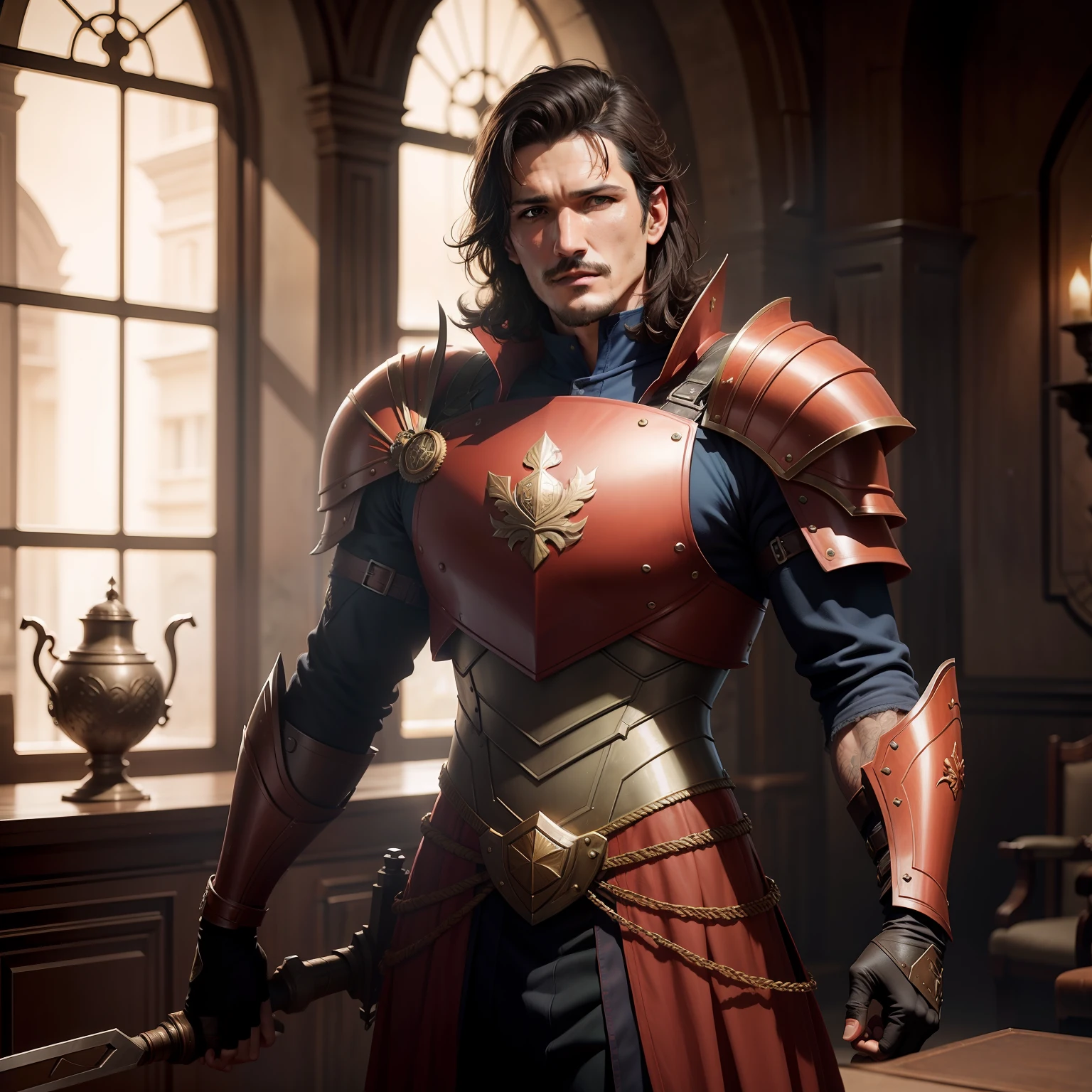 Pedro Pascal, shield on the arm