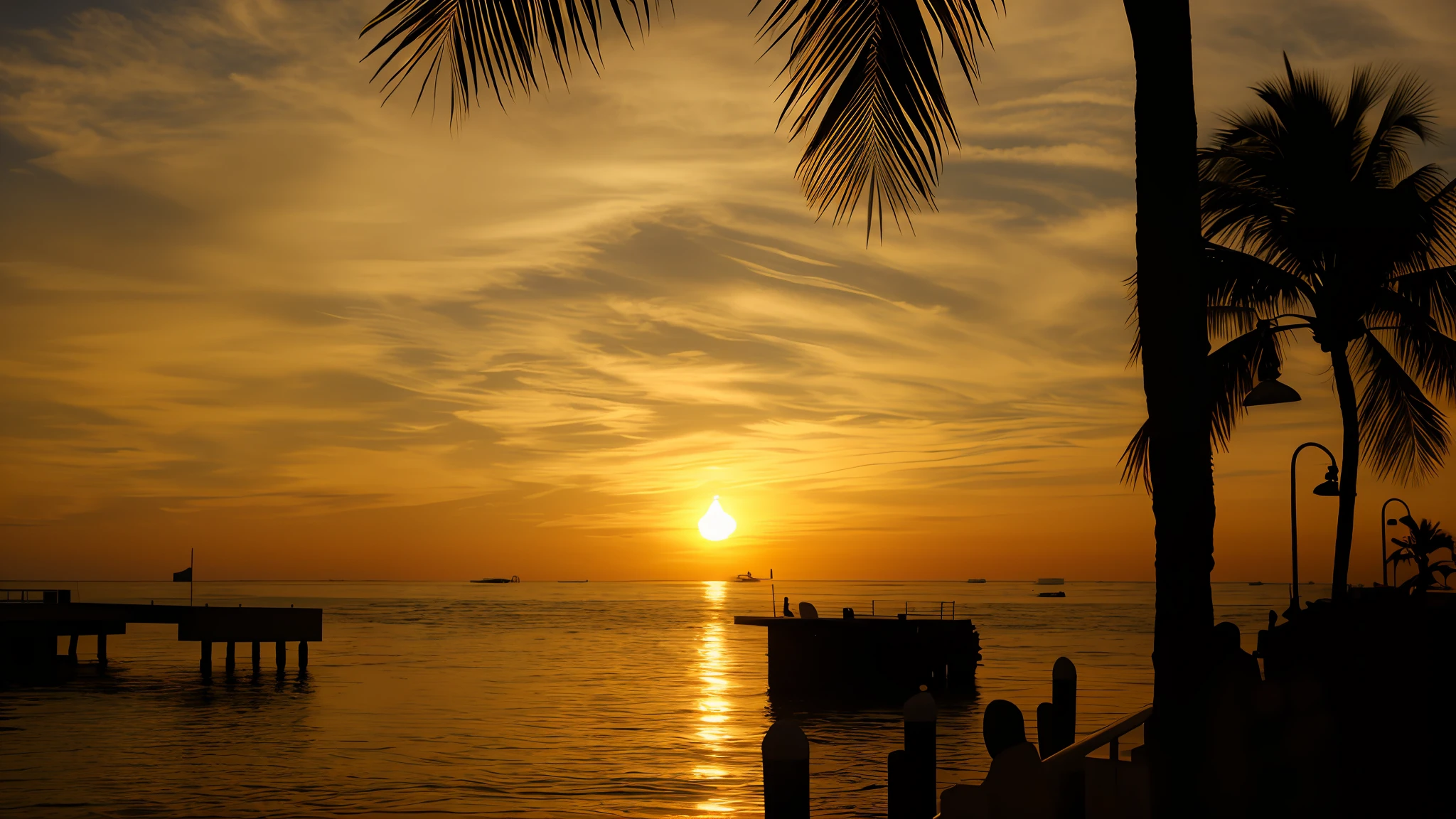 Ocean sunset with palm trees and marina, Sunset view, gorgeous romantic sunset, nice sunset, as the sun sets on the horizon, The most beautiful sunset, sunsettime, The sun is setting, fl, the sunset, watching the sunset, Beautiful sunset, the sunset, real sunset, sunset at the beach, silhouette over sunset, At sunrise, summer sunset