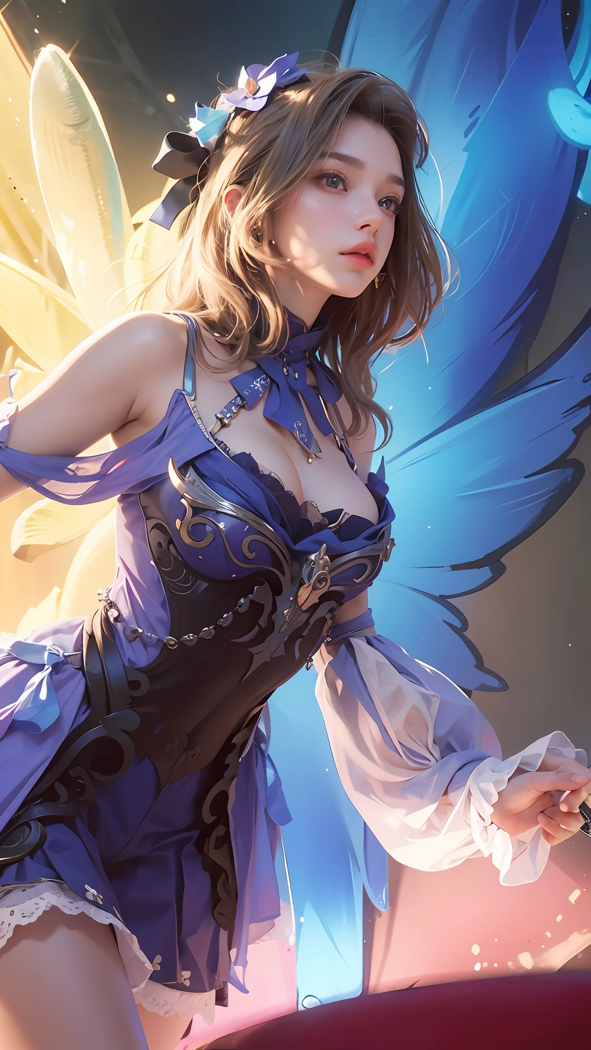 Best quality, masterpiece, ultra high res, (photorealistic:1.4), raw photo, 1girl, off shoulder, no bra, full body
