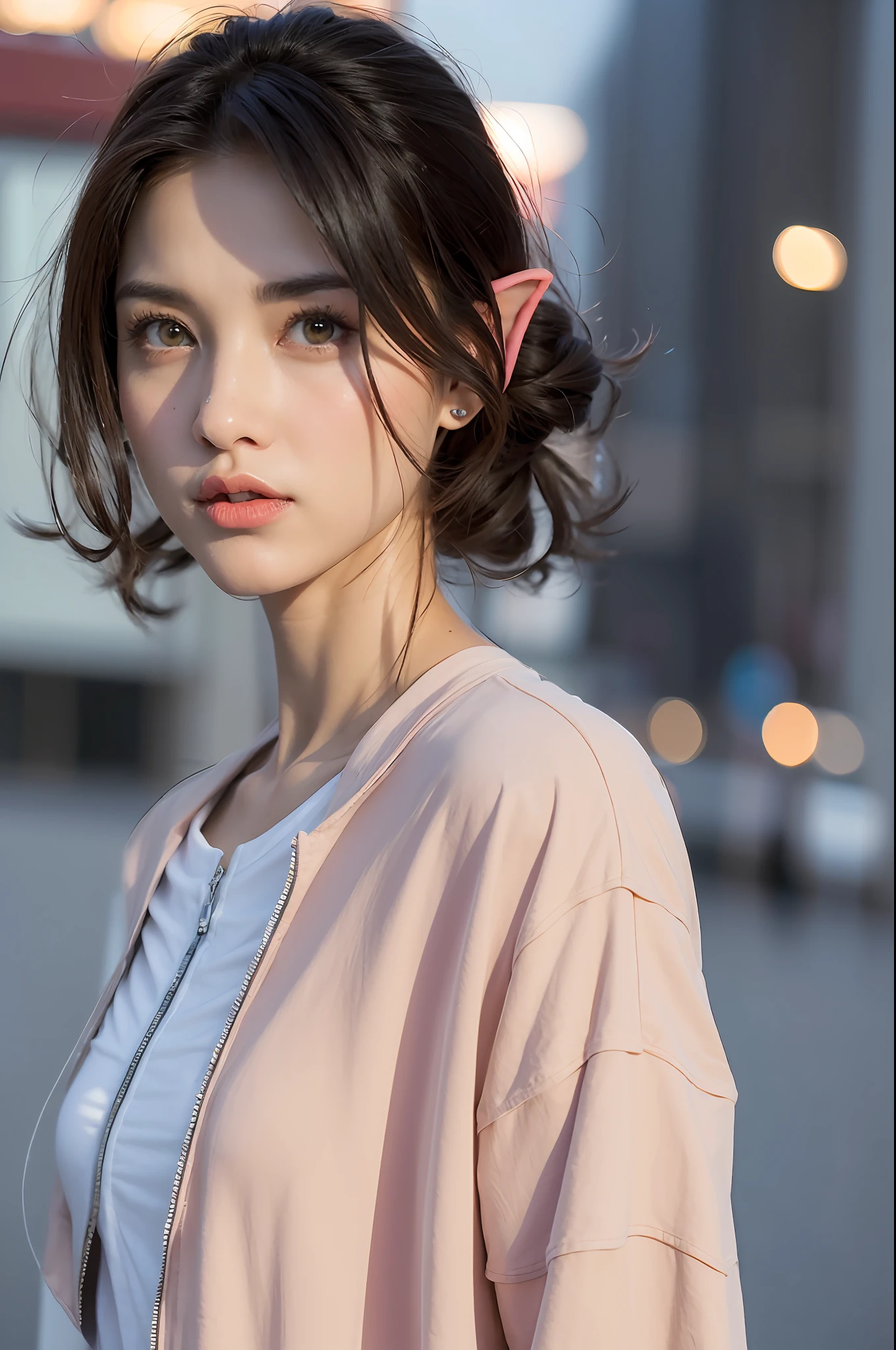 Beautuful Women、(elf-ears、Spiky ears)、jaket、tshirts