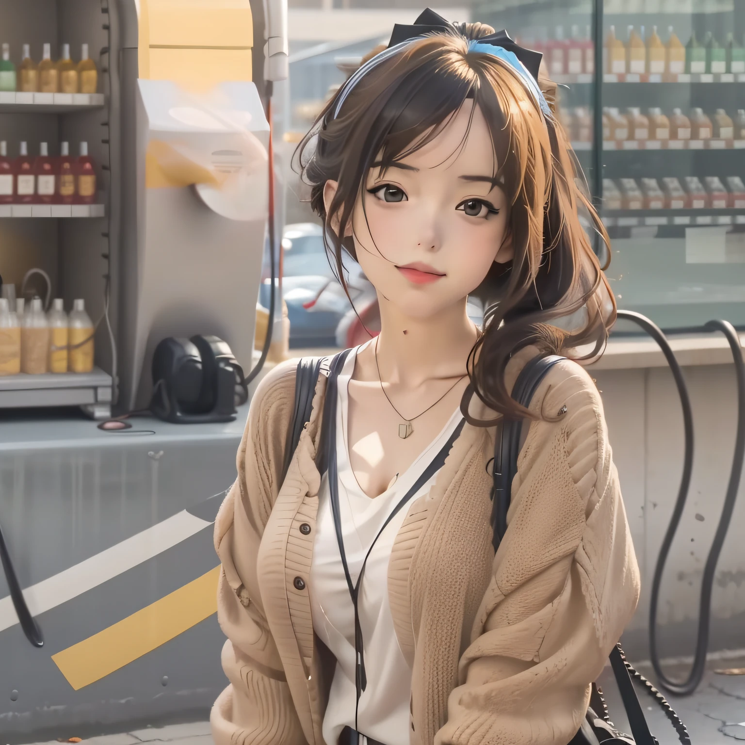 Anime girl with a glass of water in hand, menina anime sedutora, anime moe artstyle, menina anime atraente, arte cg anime suave, com uma bebida, kantai collection style, soda themed girl, Makoto Shinkai e Artgerm, [ Arte digital 4K ]!!, Marin Kitagawa Fanart, uma garota de anime, curvas salientes, mamilos duros