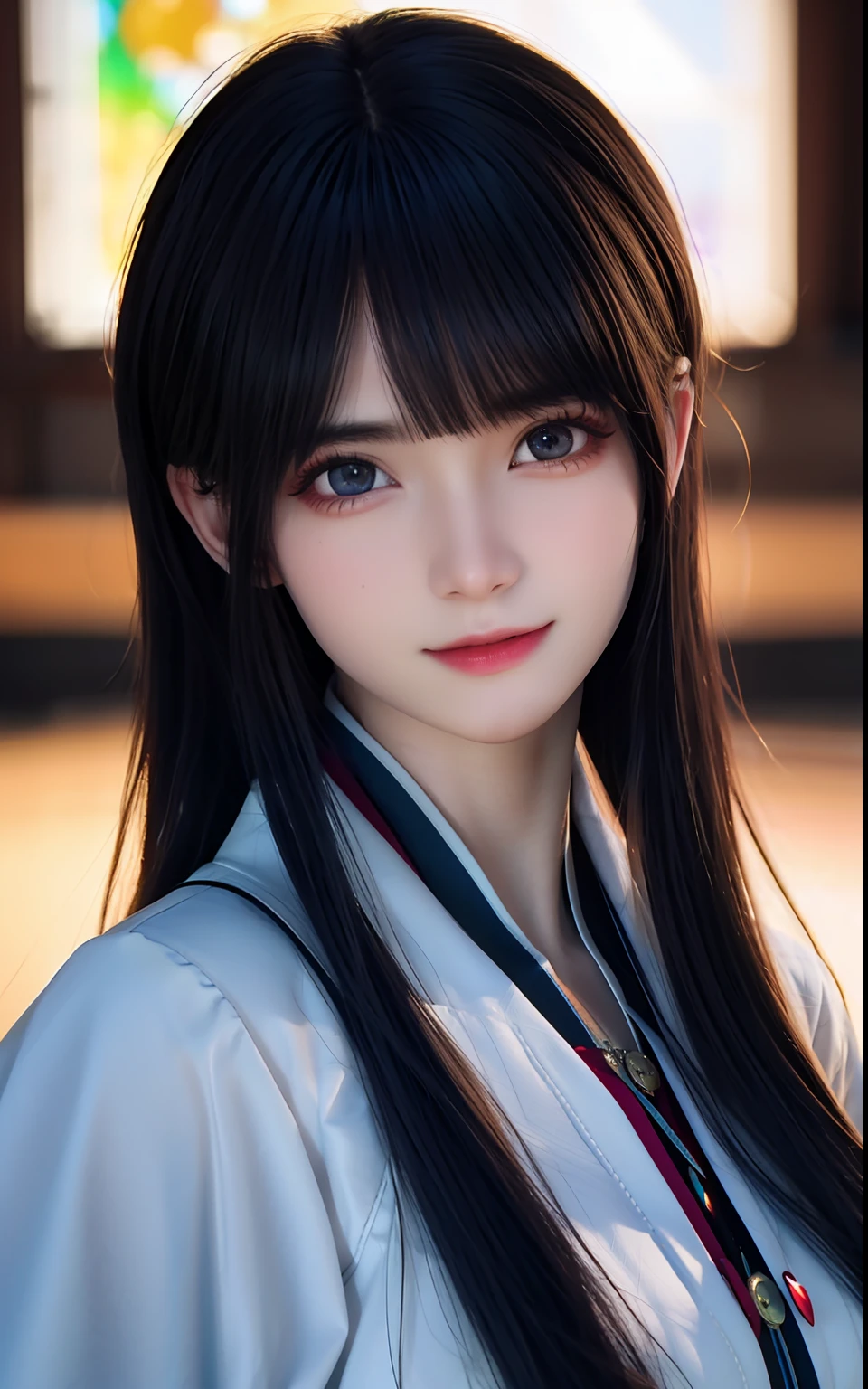 ulzzang -6500-v1.1, (Raw foto:1.2), (Photorealsitic:1.4), animesque、Beautiful detailed woman, extremely detailed eye and face, Beautiful detailed eyes, Ridiculous, Unbelievably ridiculous, huge filesize, ultra-detailliert, hight resolution, ighly detailed, top-quality, masterpiece, illustratio, ighly detailed, nffsw, unification, 8k wallpaper, splendid, finely detail, masterpiece, top-quality, Highly detailed ticker uniform 8K wallpaper, Light on the Face、电影灯光、16yo girl
