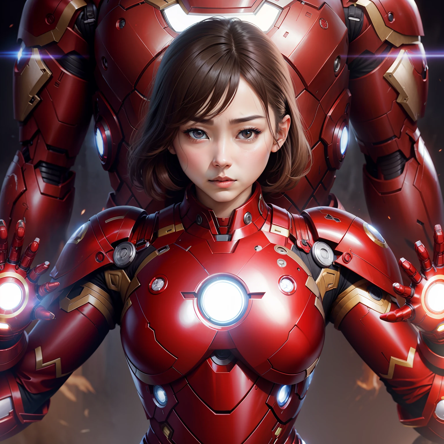 female pervert，Iron Man。perfect bodies，In battle