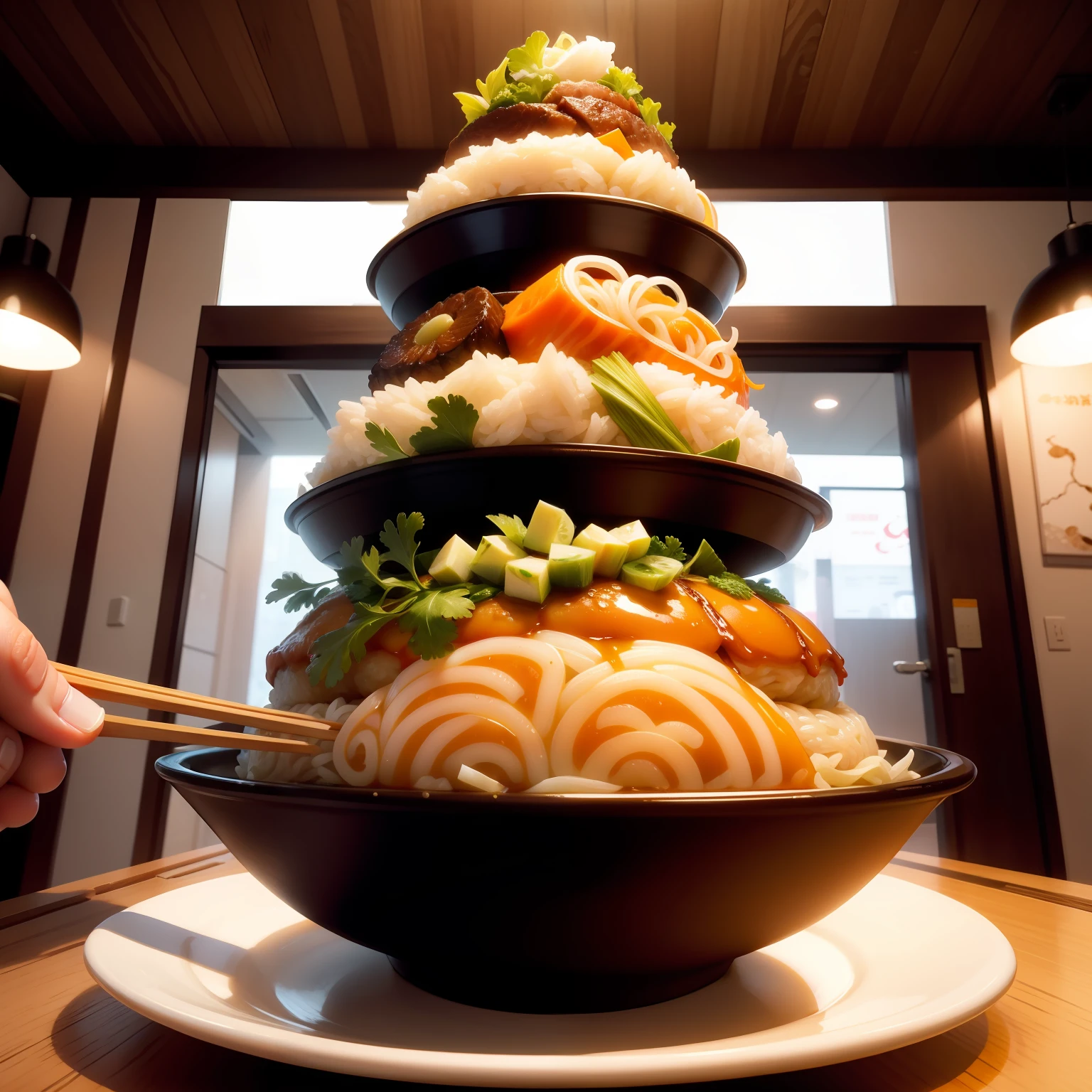 Ramen Donburi Tower