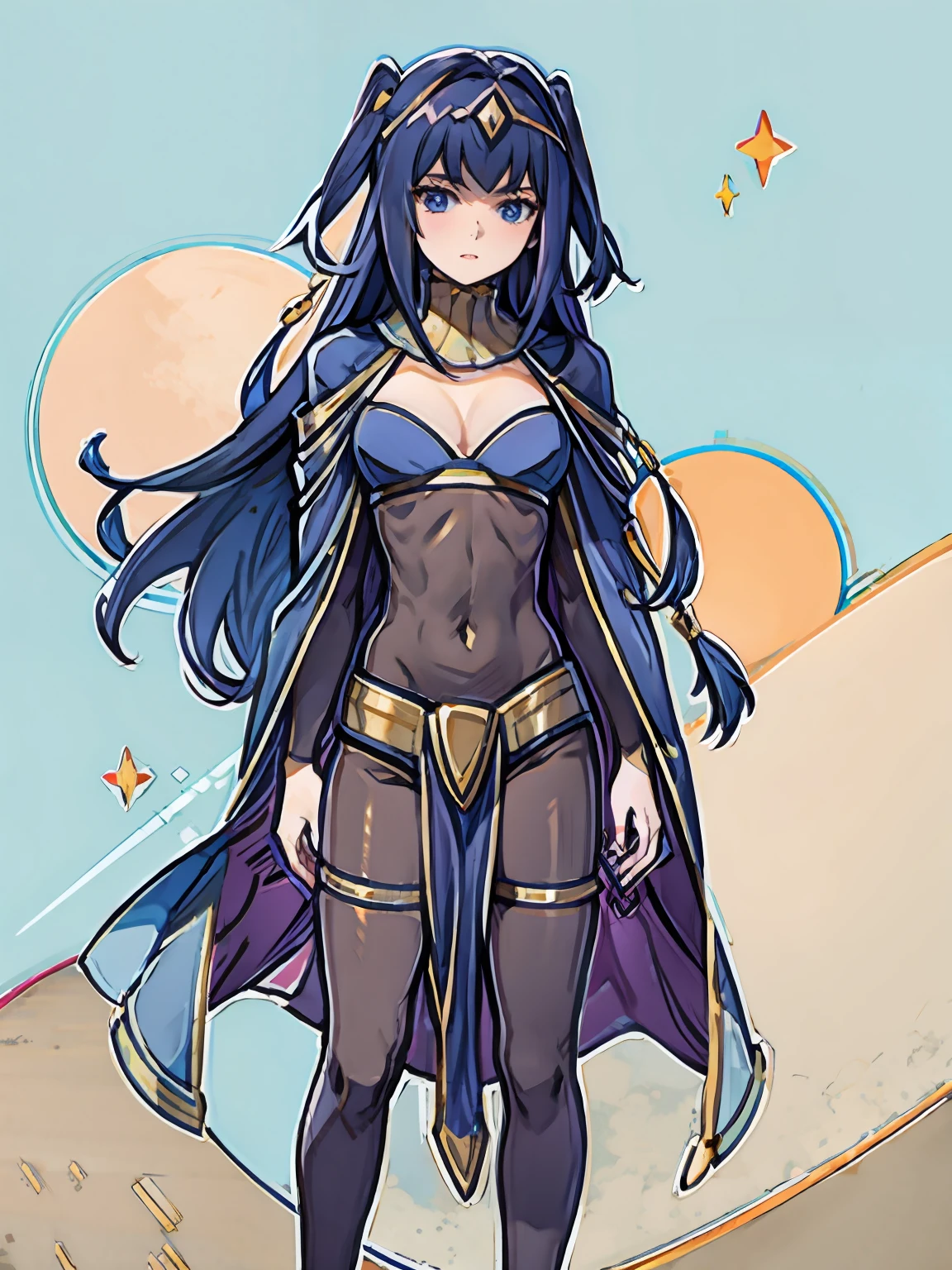 (masterpiece) covering cape