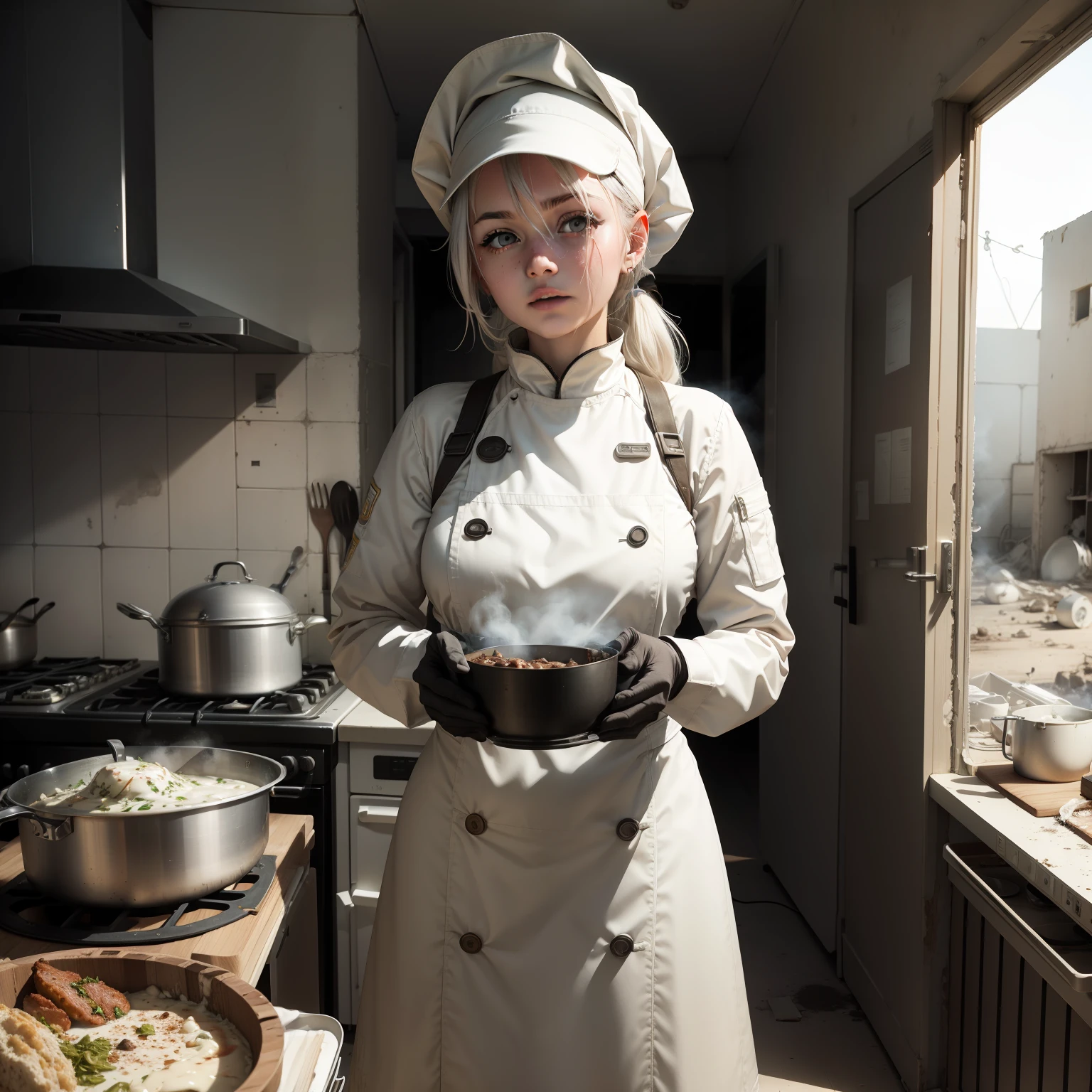 Dusty white exclusion zone,Cuisine,battlefiled