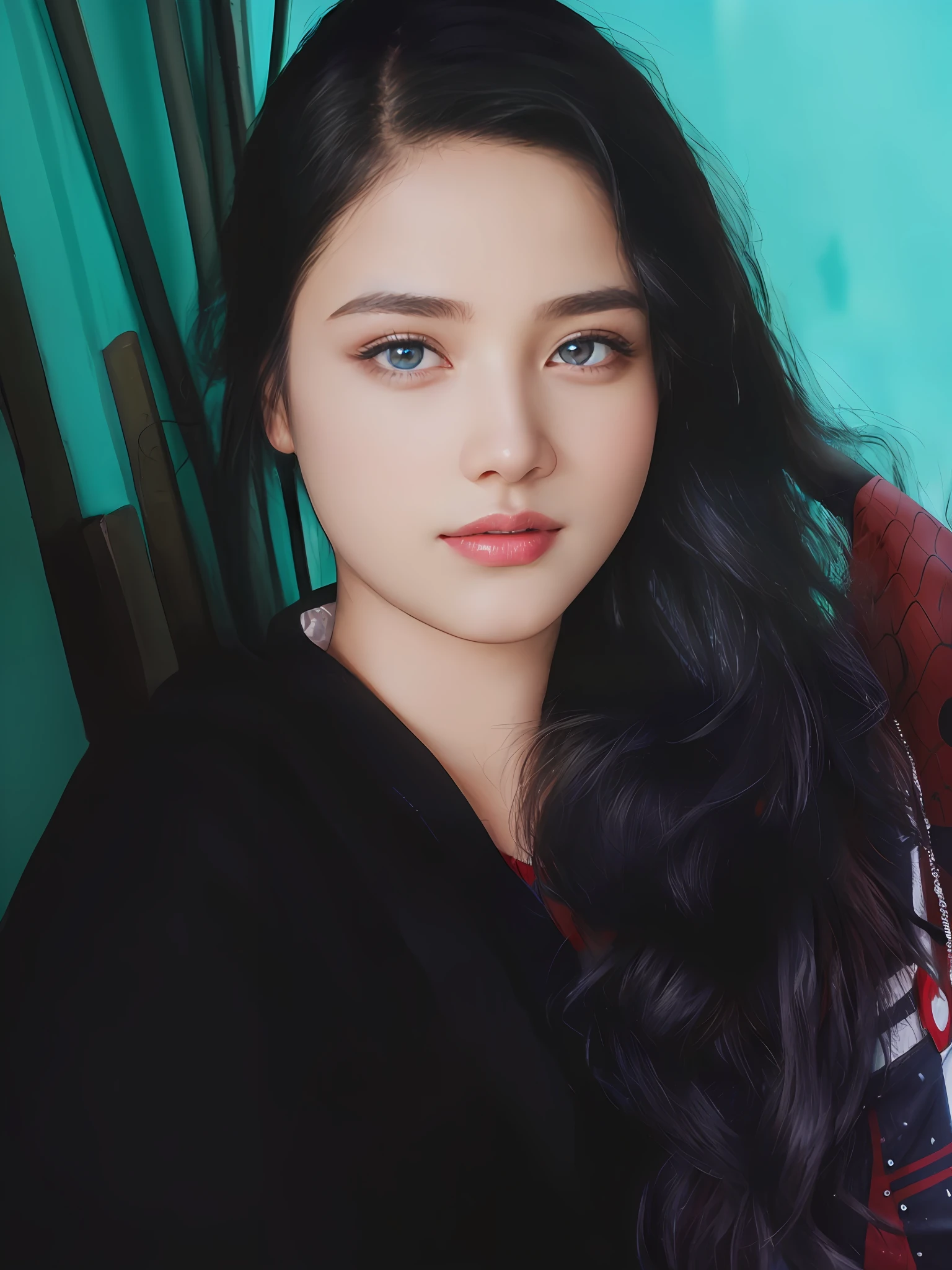 (1girl:1.3), Solo, (((Very detailed face)))), ((Very detailed eyes and face)))), Beautiful detail eyes, Body parts__, Official art, Unified 8k wallpaper, Super detailed, beautiful and beautiful, beautiful, masterpiece, best quality, original, masterpiece, super fine photo, best quality, super high resolution, realistic realism, sunlight, full body portrait, amazing beauty, dynamic pose, delicate face, vibrant eyes, (from the front), She wears Spider-Man suit, red and black color scheme, spider, very detailed city roof background, rooftop, overlooking the city, detailed face, detailed complex busy background, messy, gorgeous, milky white, highly detailed skin, realistic skin details, visible pores, clear focus, volumetric fog, 8k uhd, DSLR, high quality, film grain, fair skin, photo realism, lomography, futuristic dystopian megalopolis, translucent