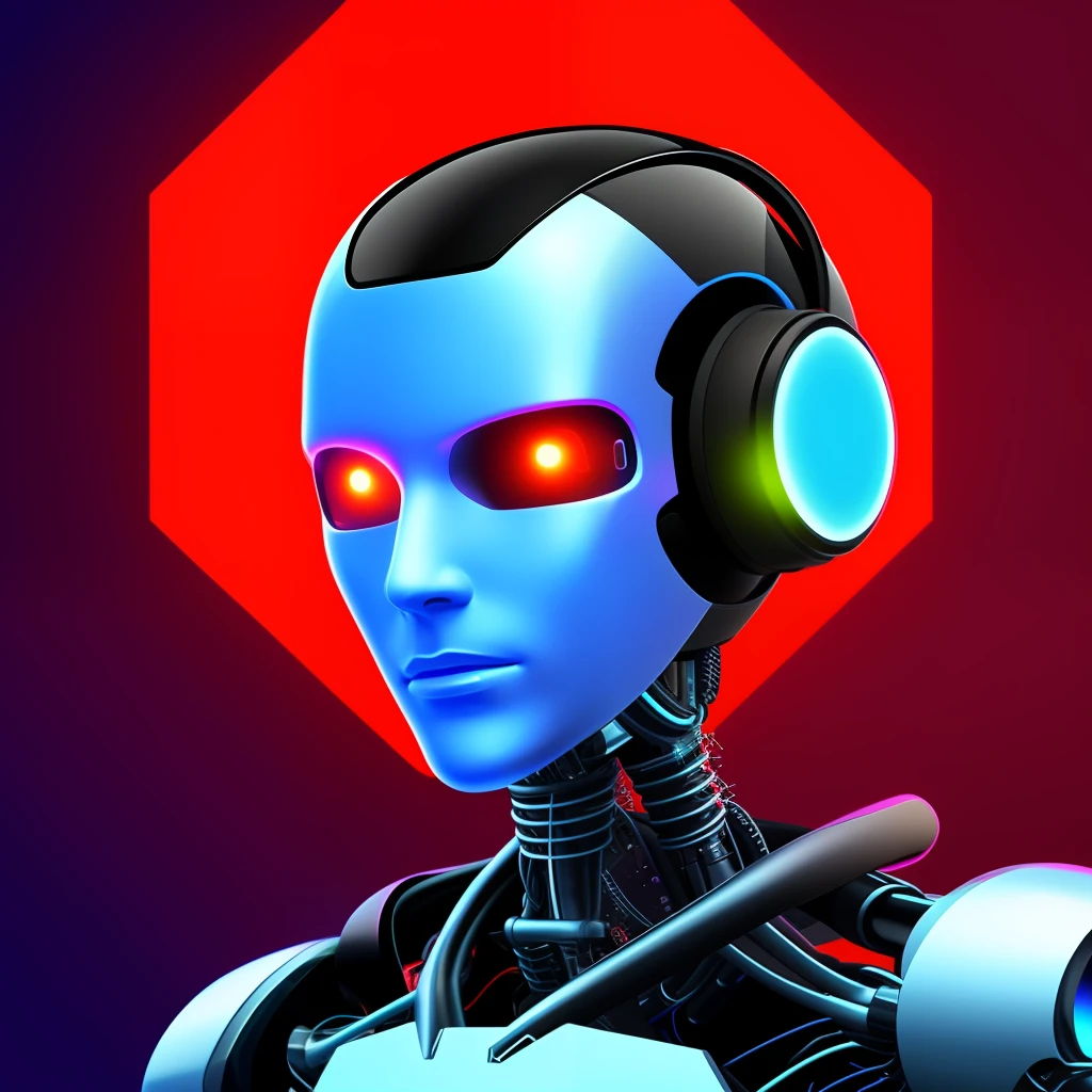Create a destructive AGI-style AI with cybernetic strokes