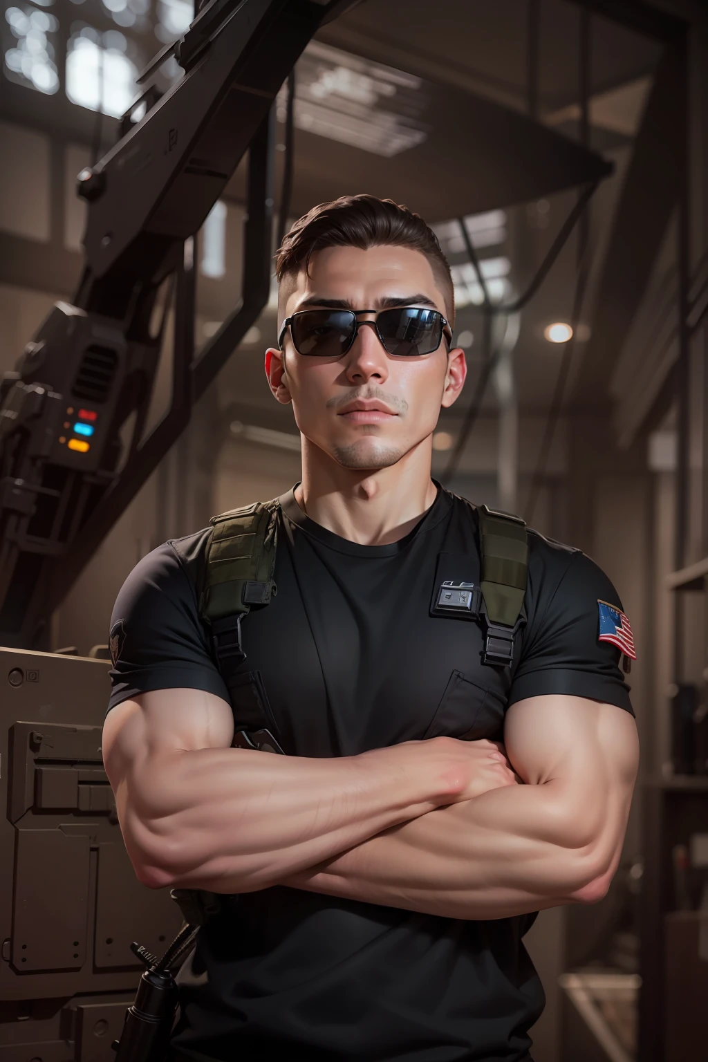 Military,smart, sci-fi male