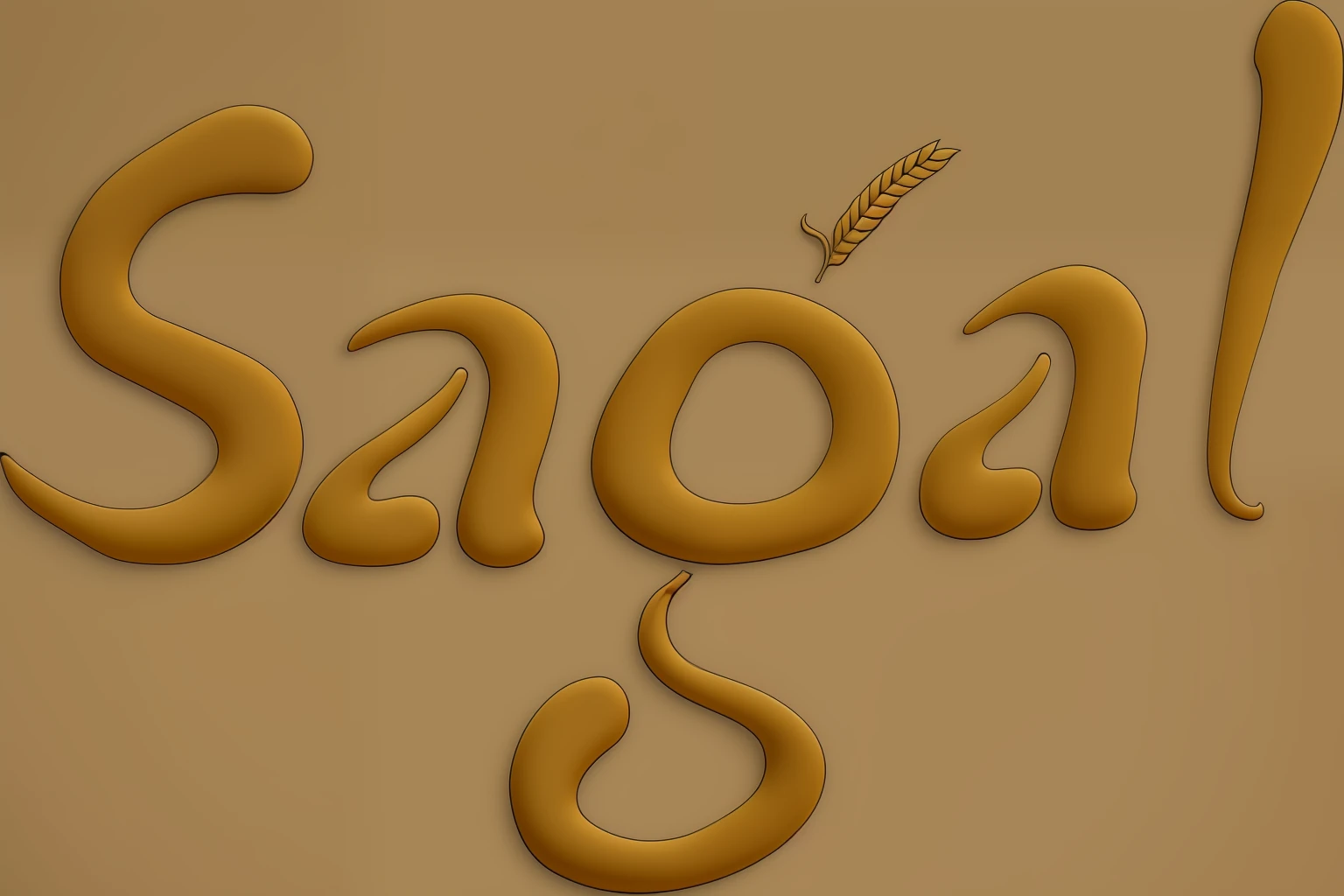 "A highly detailed close-up of the Sagal logo, resembling wheat, with a header incorporating the logo art. The logo has a shaggy appearance and features Nagas. It is a masterpiece in logotype design, portraying a farmer from Punjab."