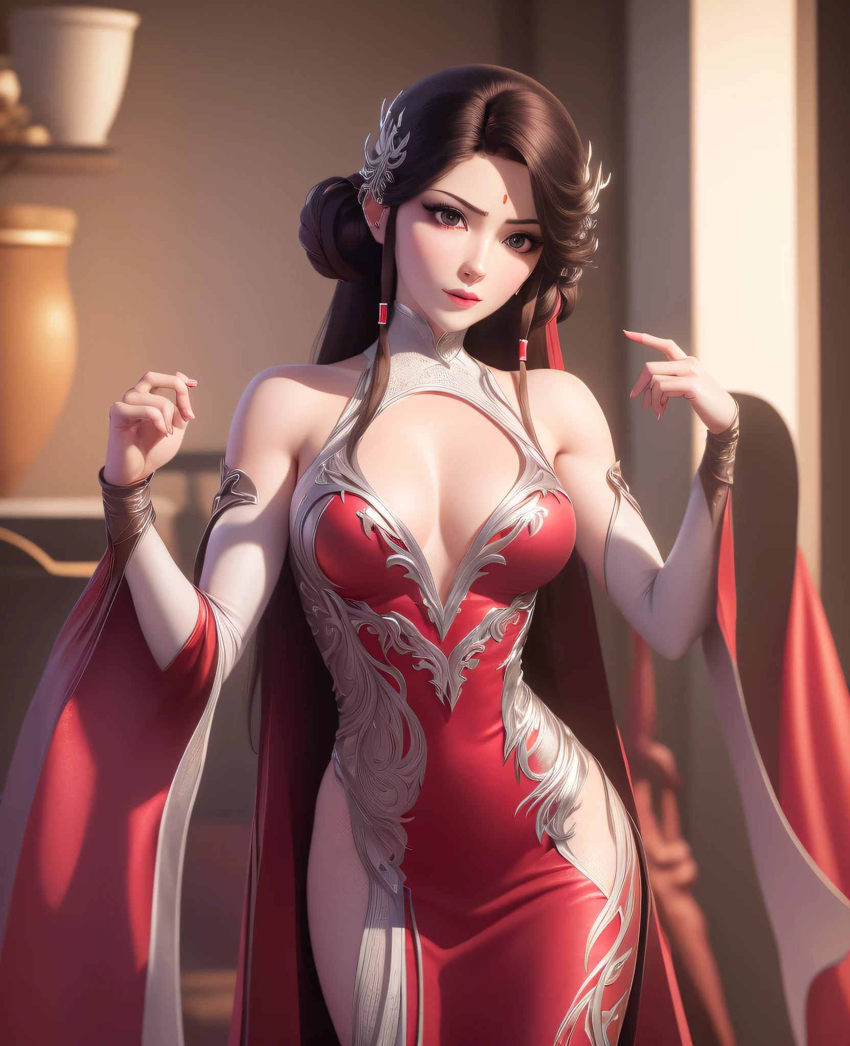 (makeup:0.3), beautiful Medium beasts, nsfw, , , full body shot:1.3,bokeh:1.2, indoors, detailed luxury living room, model pose, standing, (small_head), 1 girl,fit, solo, nun,collarbone:1.3, pelvic_curtain:1.3,white pantyhose, smooth skin, necklace, black_hair, long legs, long hair, tiny_waist, realistic_detailed_skin_texture, good hands, good feet, (8k, RAW photo, best quality, masterpiece:1.2), (realistic, photo-realistic:1.37), ultra high res, photon mapping, radiosity, ((Hasselblad photography)),physically-based rendering, professional soft lighting, light on face, fishnet, pantyhose, bodysuit, solo, bigboobs, naked, showing boobs
waiting to start