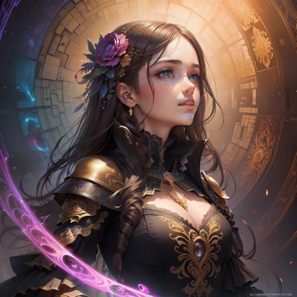 (masterpiece, top quality, best quality, official art, beautiful and aesthetic:1.2), (1girl), extreme detailed,(fractal art:1.3),colorful,highest detailed