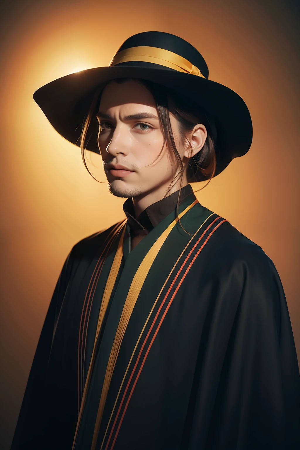 1girl, dynamic angle, splash art,  [(art by Arthur Dove:0.7)|art by Lyubov Popova],  octane render, full shot of a Captivating Amish Male Silk weaver, Cel shaded, Velvia, Ribbons, official art, unity 8k wallpaper, ultra detailed, aesthetic, masterpiece, best quality, photorealistic