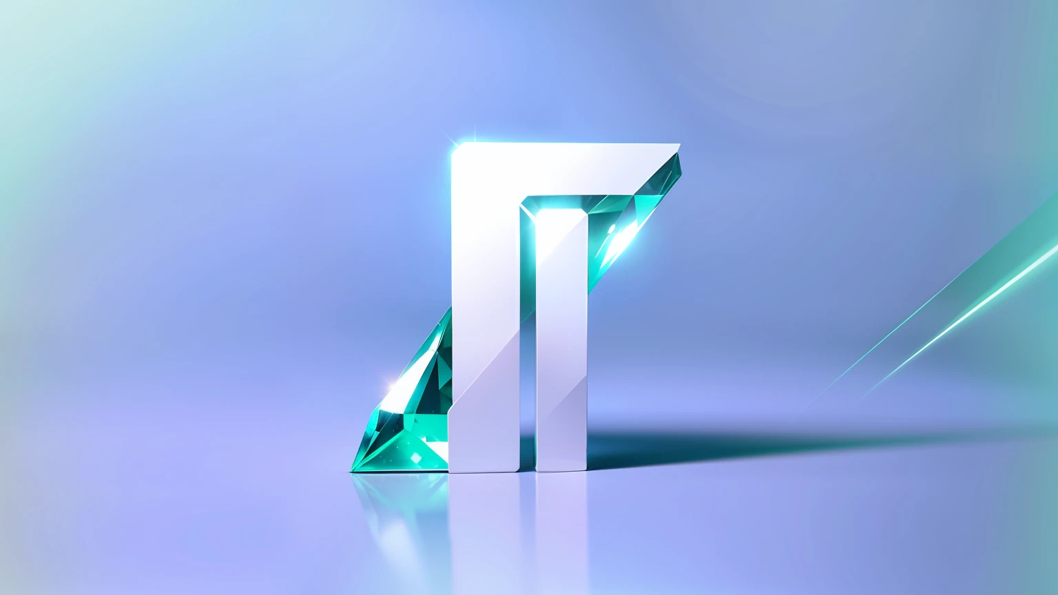 Emerald green background，Clear blue background，Cyan background，Green background，gradient backgrounds，Reflective icon，Pure white icon