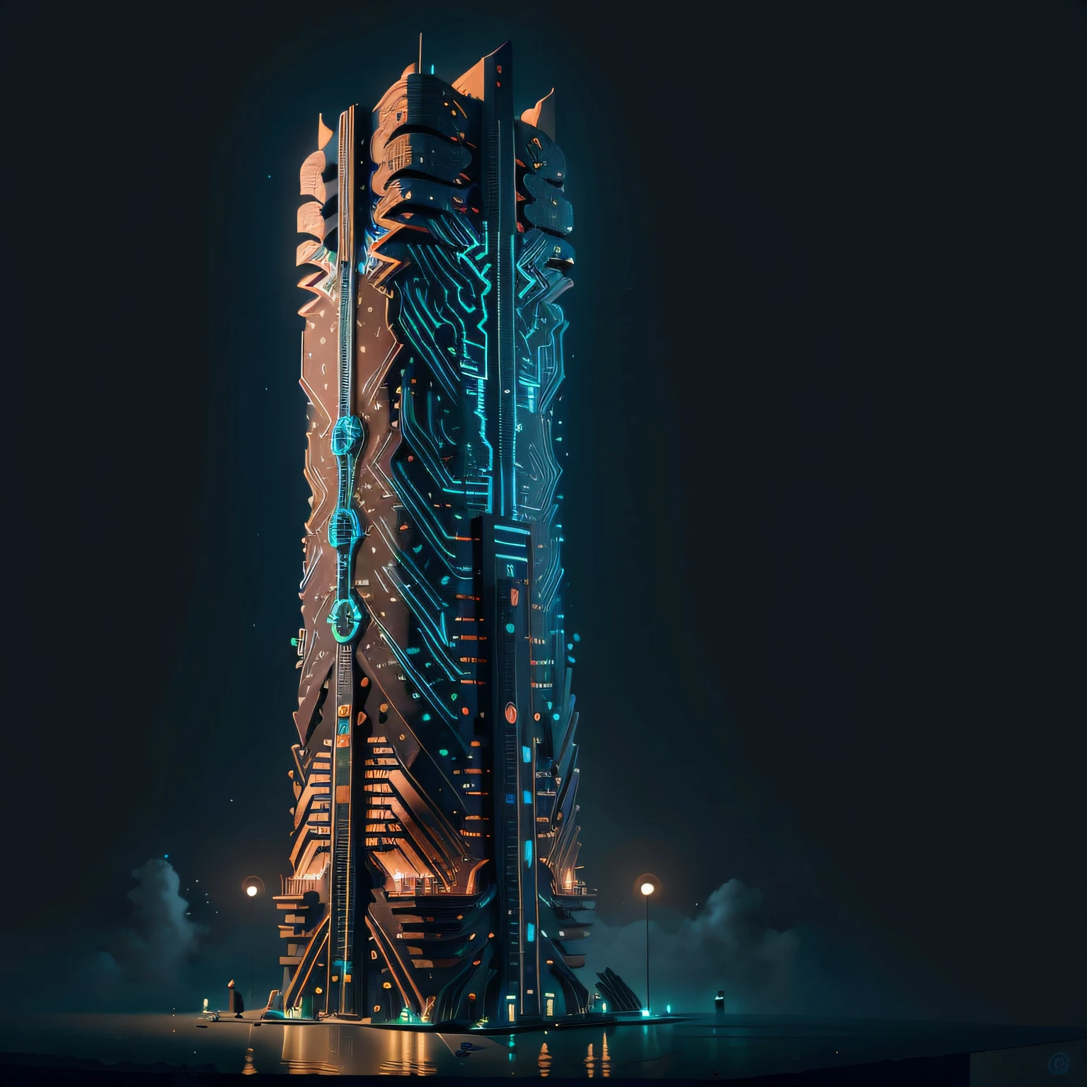 building CircuitBoardAI style babel tower