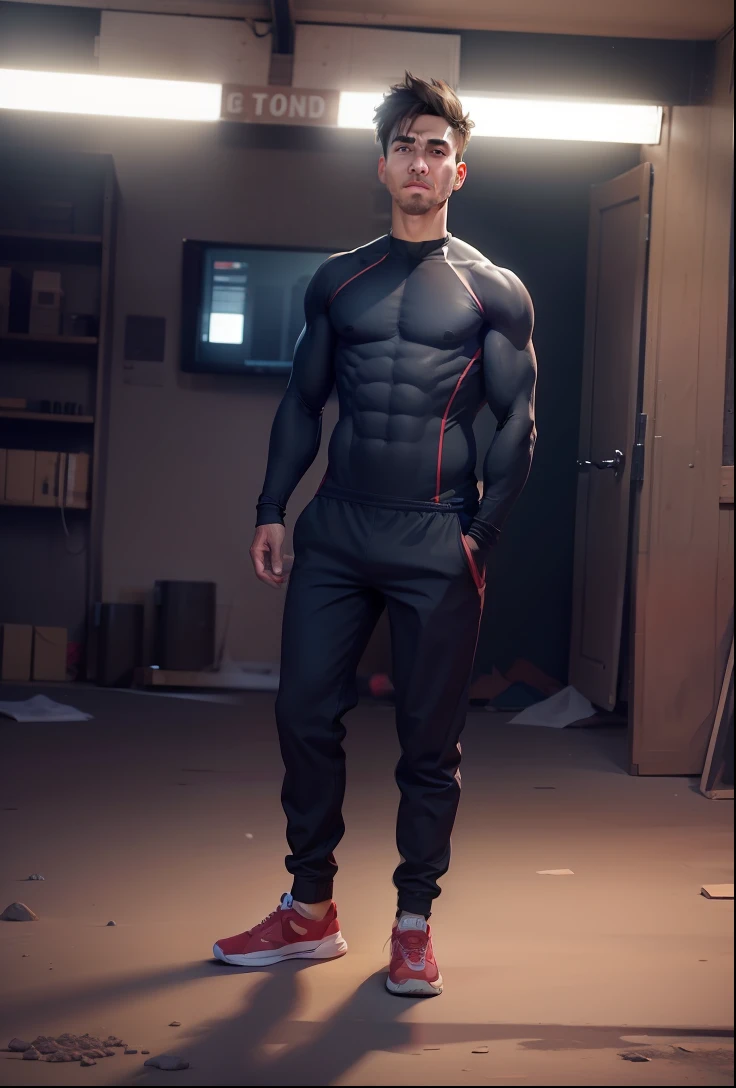 Animated background, animated whole body