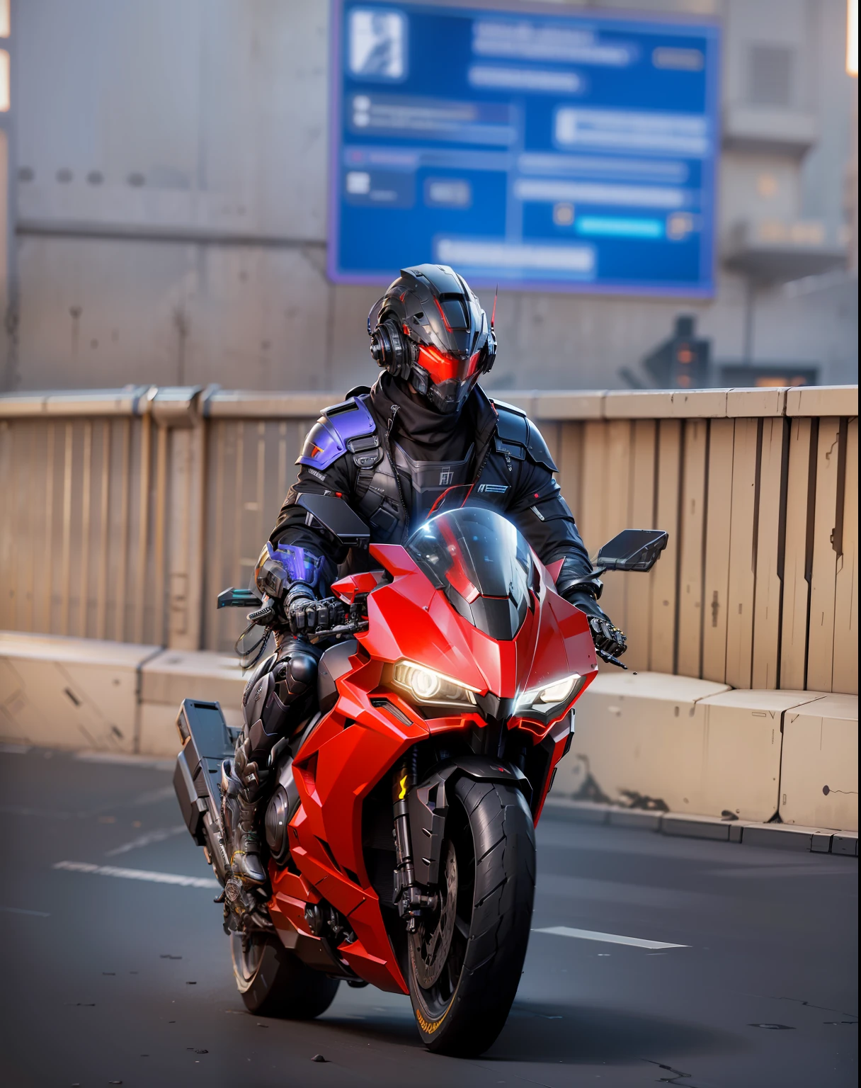 Handsome cyberpunk mech warrior,Black cyberpunk mech costume,High-tech black full enveloping helmet,Biomechanicals, MSHN Robot Man,High-tech helmet,hyper realisitc, Steel, Complex design, insanely details, finely detailled, Extremely clear lines, cinmatic lighting, photograph realistic, A detailed masterpiece
